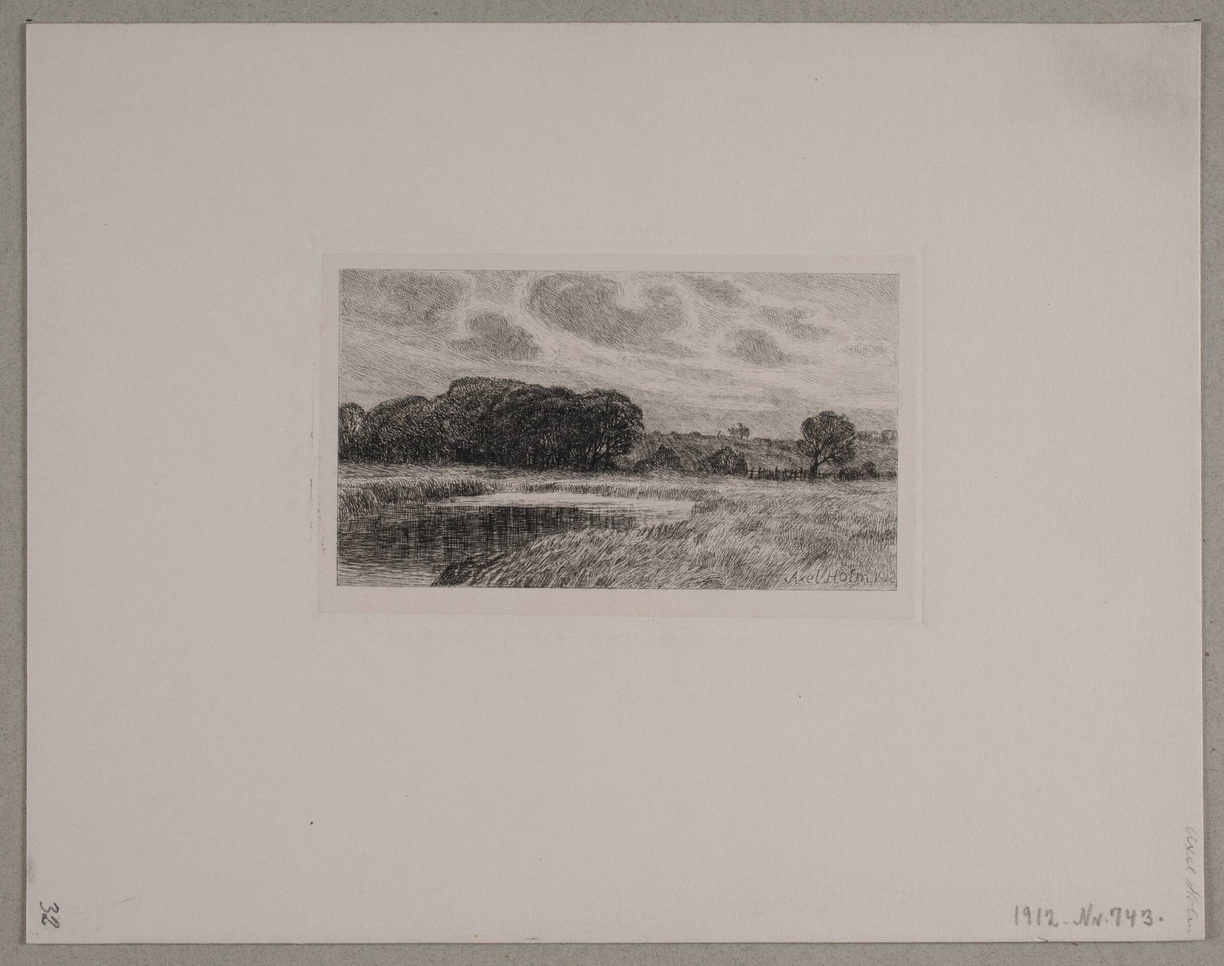 Ved Suså, Axel Holm, 1912