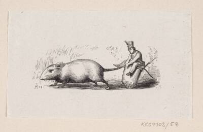 Illustration til "Ole Lukøie" i H.C. Andersen, "Eventyr og Historier", Bind 1