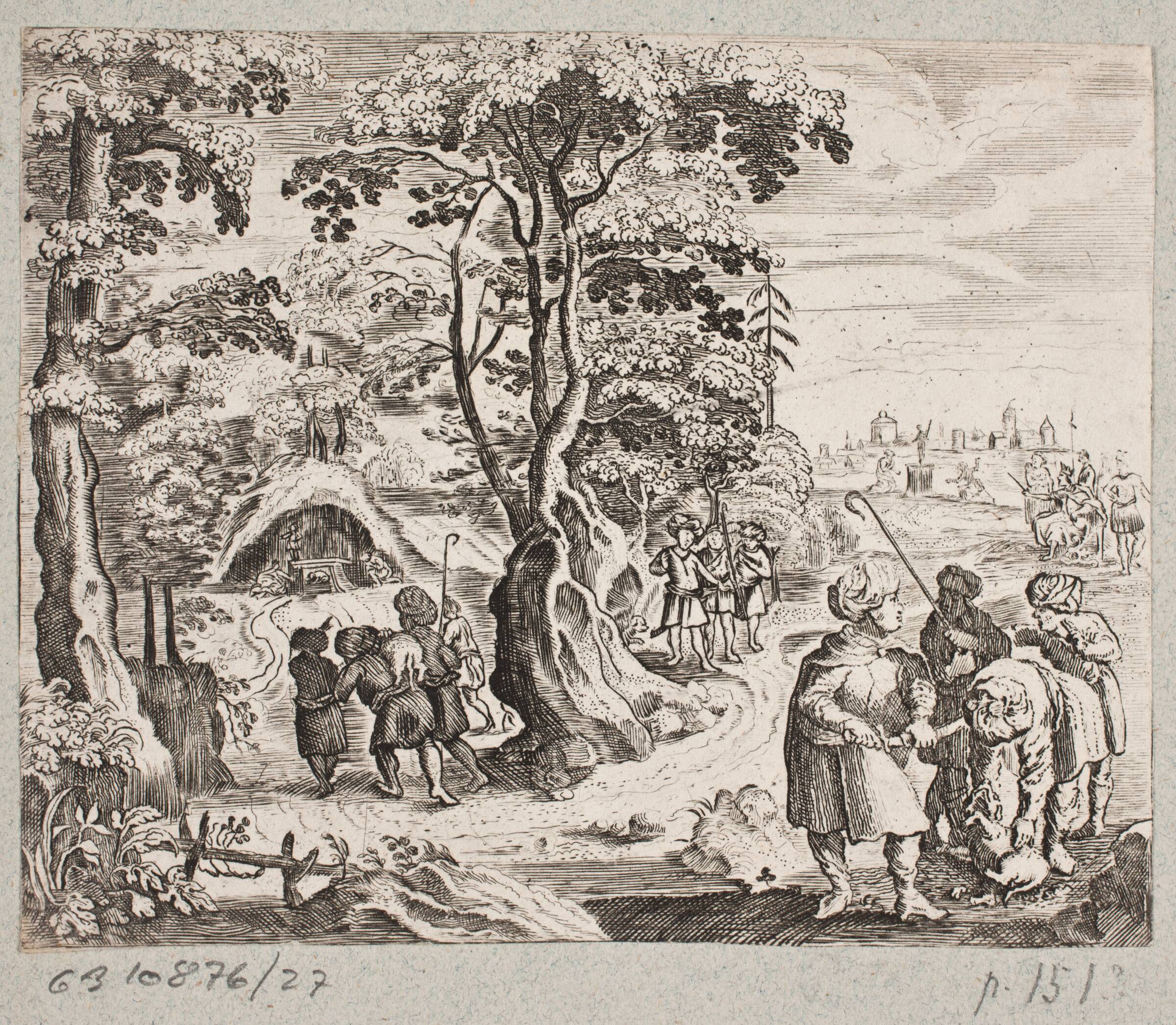 Illustration til Adam Olearius, “Persianischer Rosenthal von einem Sinnreichen Poeten Schich Saadi […]”, Schleswig 1660, J. Muller, 1645