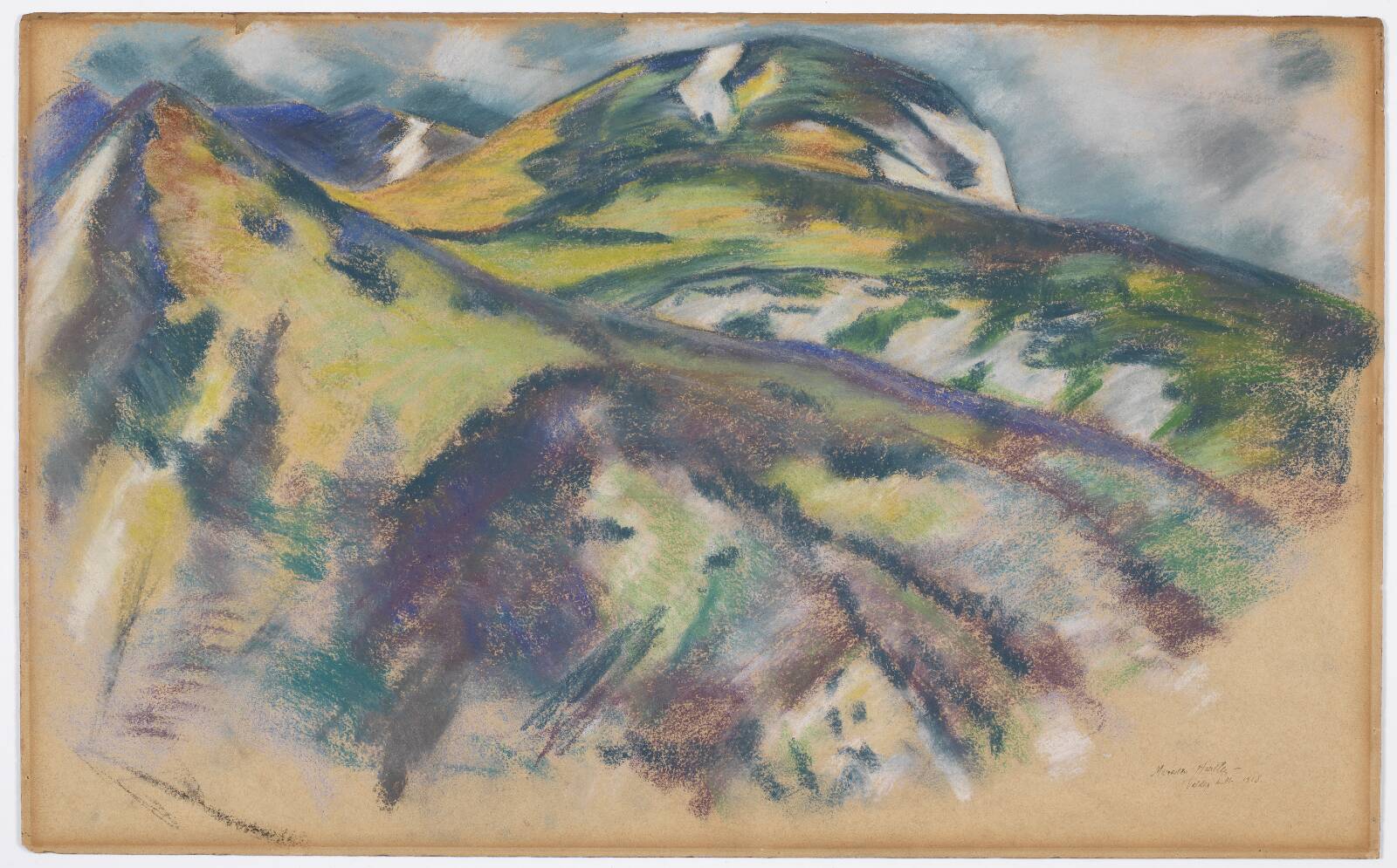 Valdez Hills, by Marsden Hartley, 1918