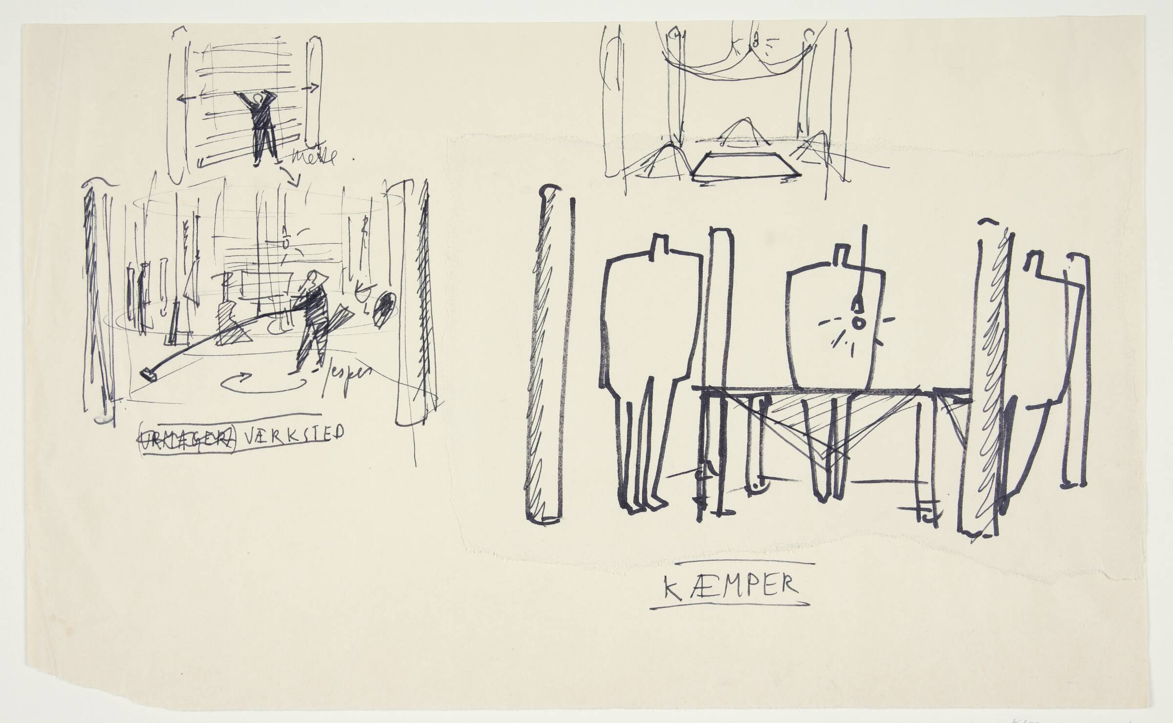 VÆRKSTED - KÆMPER, Jacob Schokking, 1983