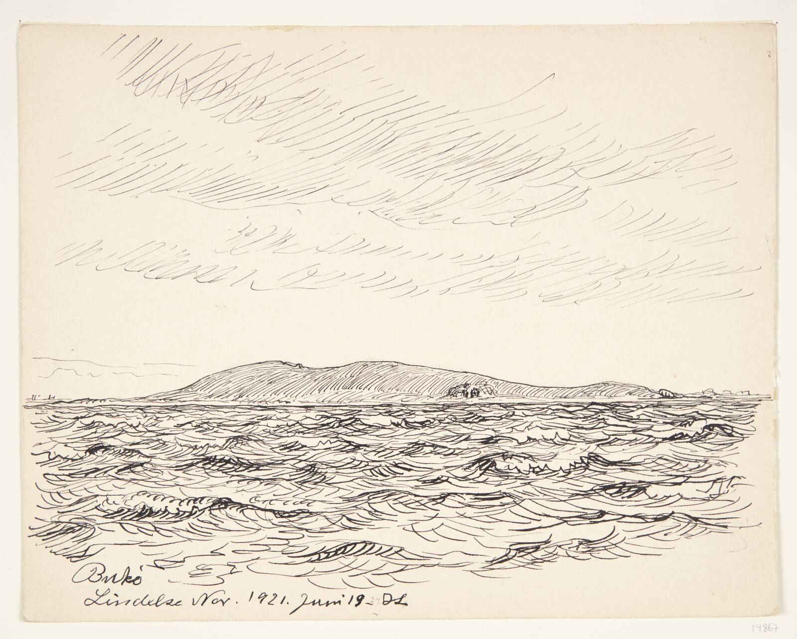 "Bukø". Lindelse Nor, Johannes Larsen, 1921