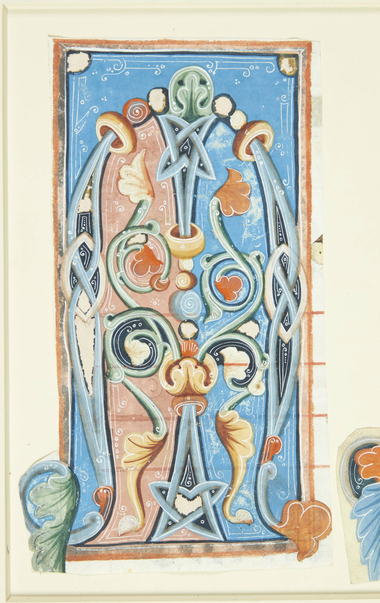 Ornamenteret initial M, Ubekendt, 1300-1350