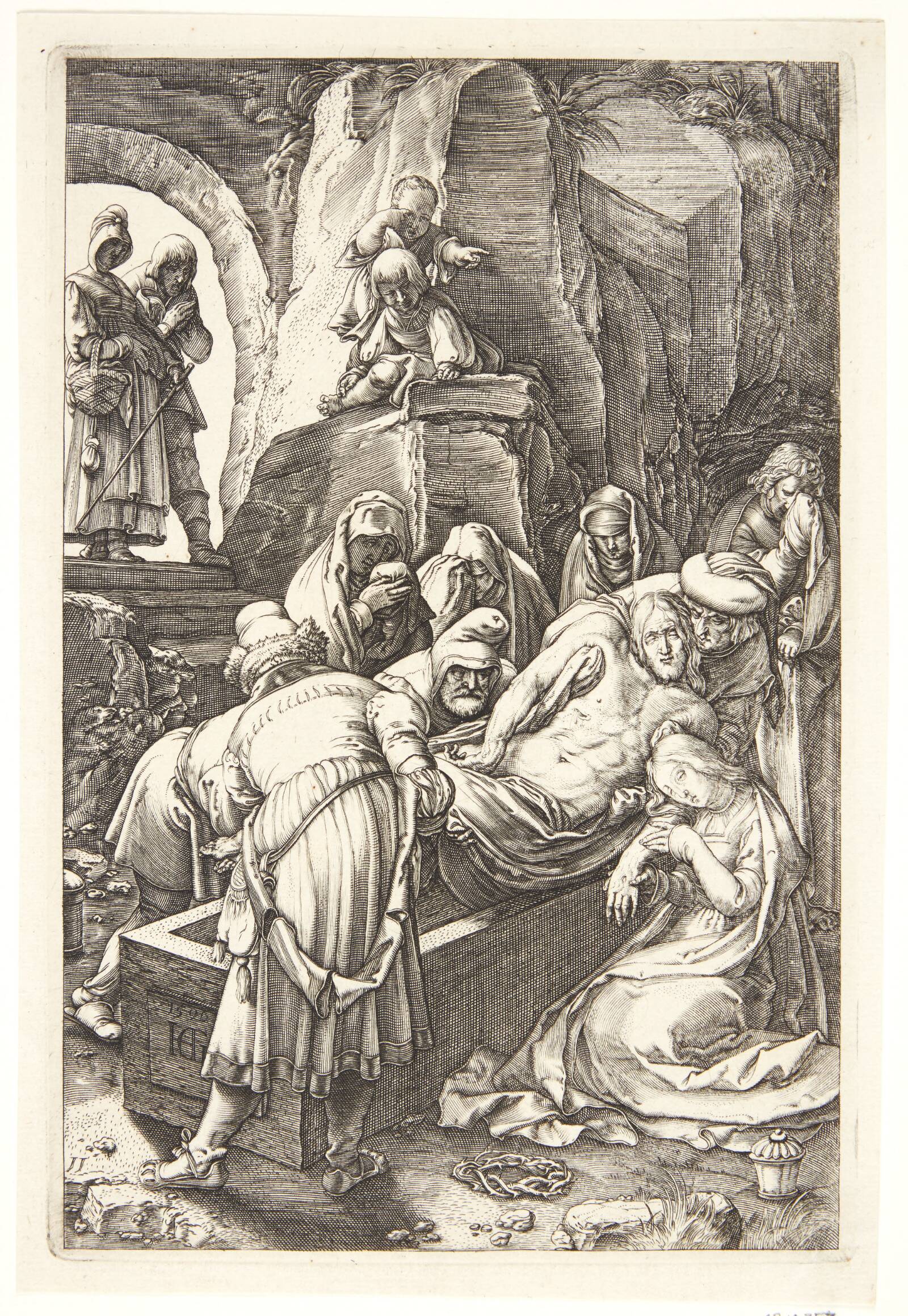 Gravlæggelsen, Ubekendt, 1596-1695