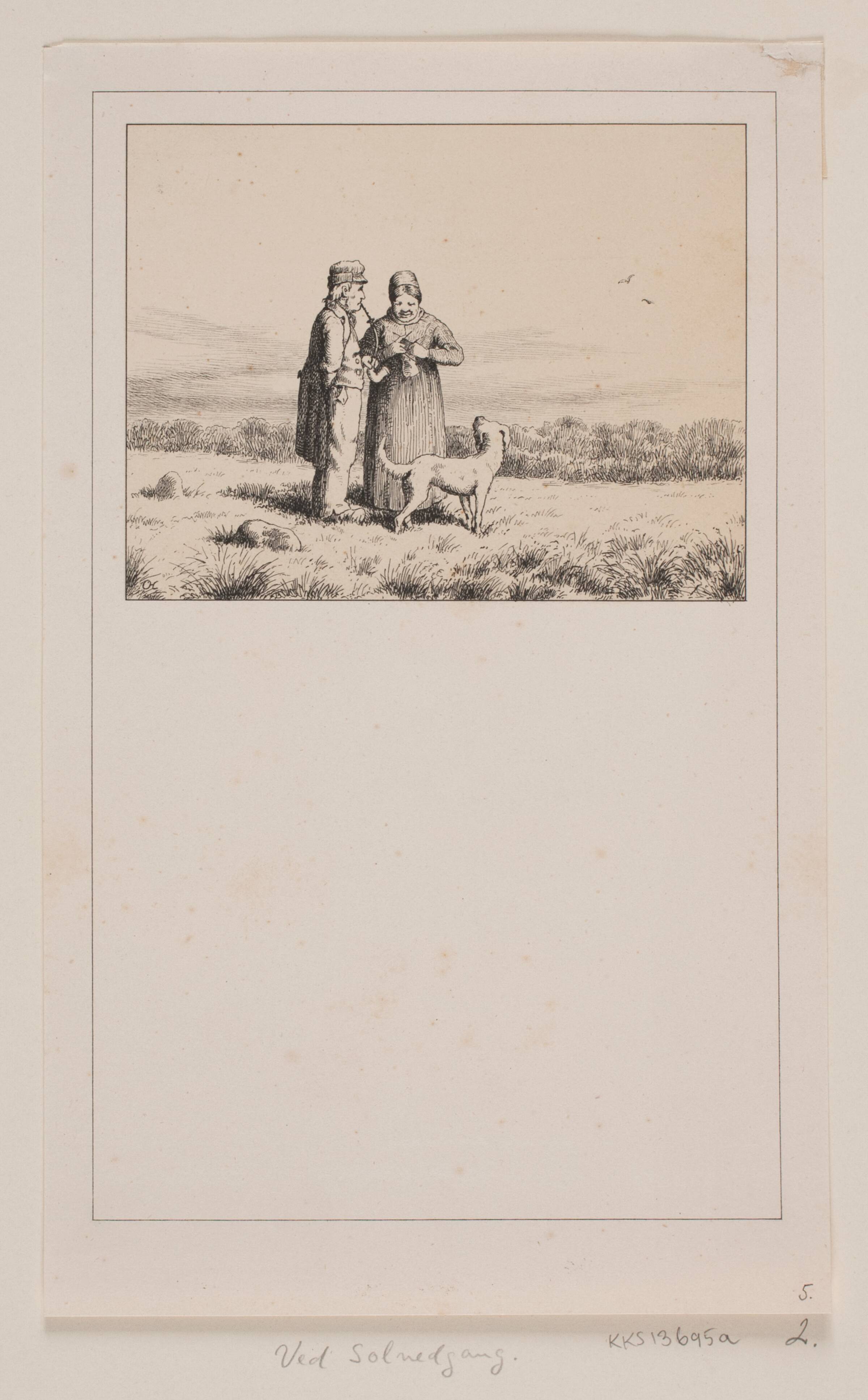 Ved solopgang, Harald Jensen, 1871