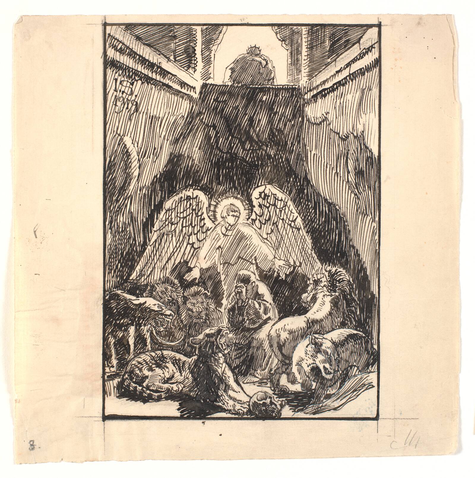Daniel i løvekulen, Joakim Skovgaard, 1919