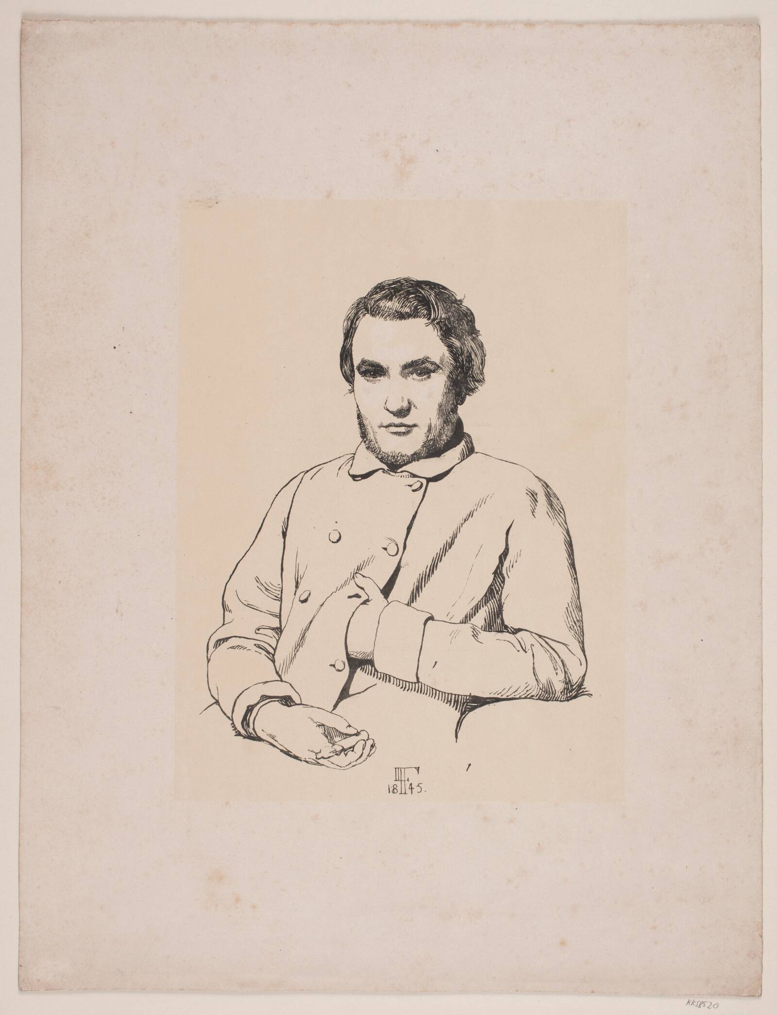 J. Th. Lundbye, Ubekendt, 1845