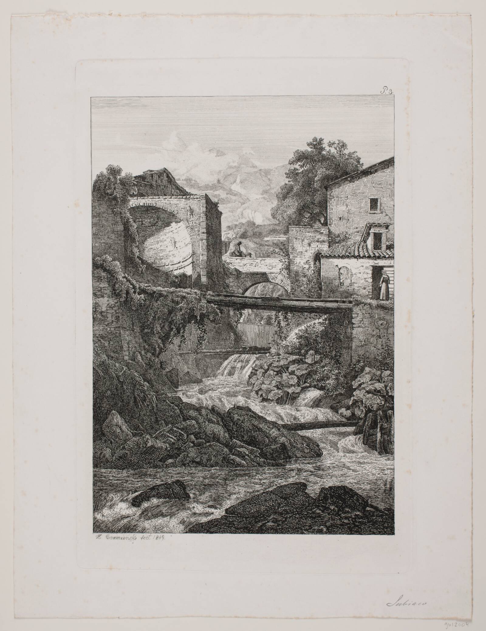 Parti i Subiaco, Hermann Carmiencke, 1849