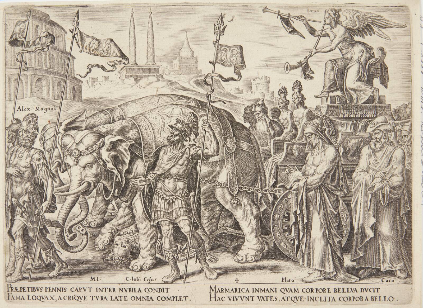 Berømmelsens triumf, Philips Galle, 1563-1566