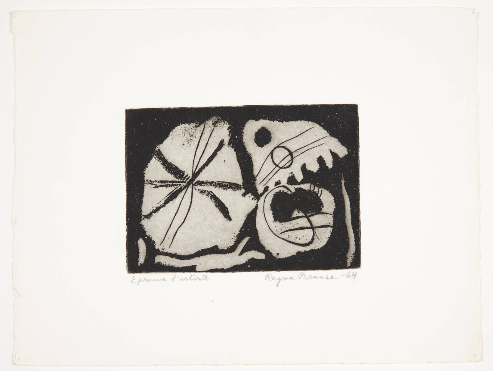 Uden titel, Ragna Braase, 1964