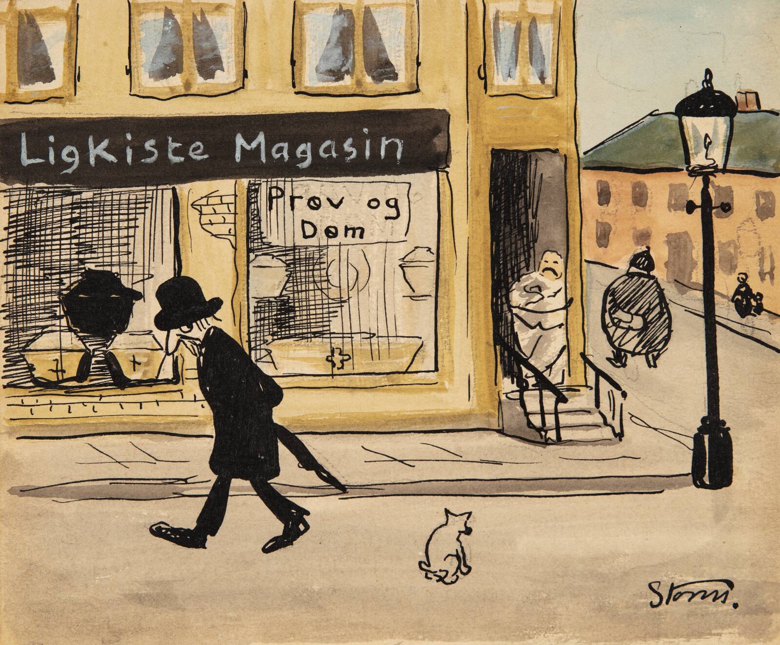 Ligkistemagasin, Storm Petersen, Robert, 1897-1949