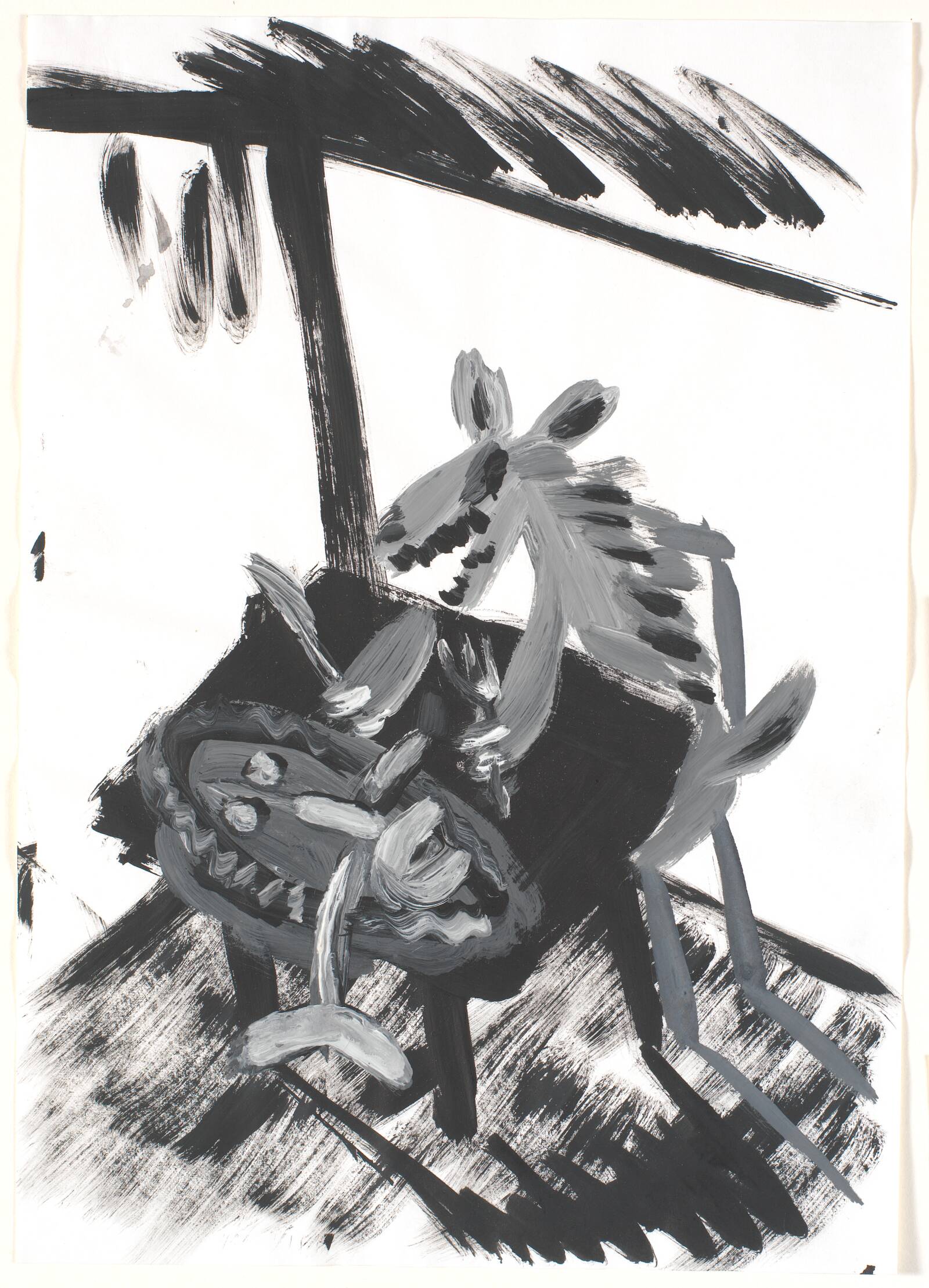 Tegning, Lars Nørgård, 1983