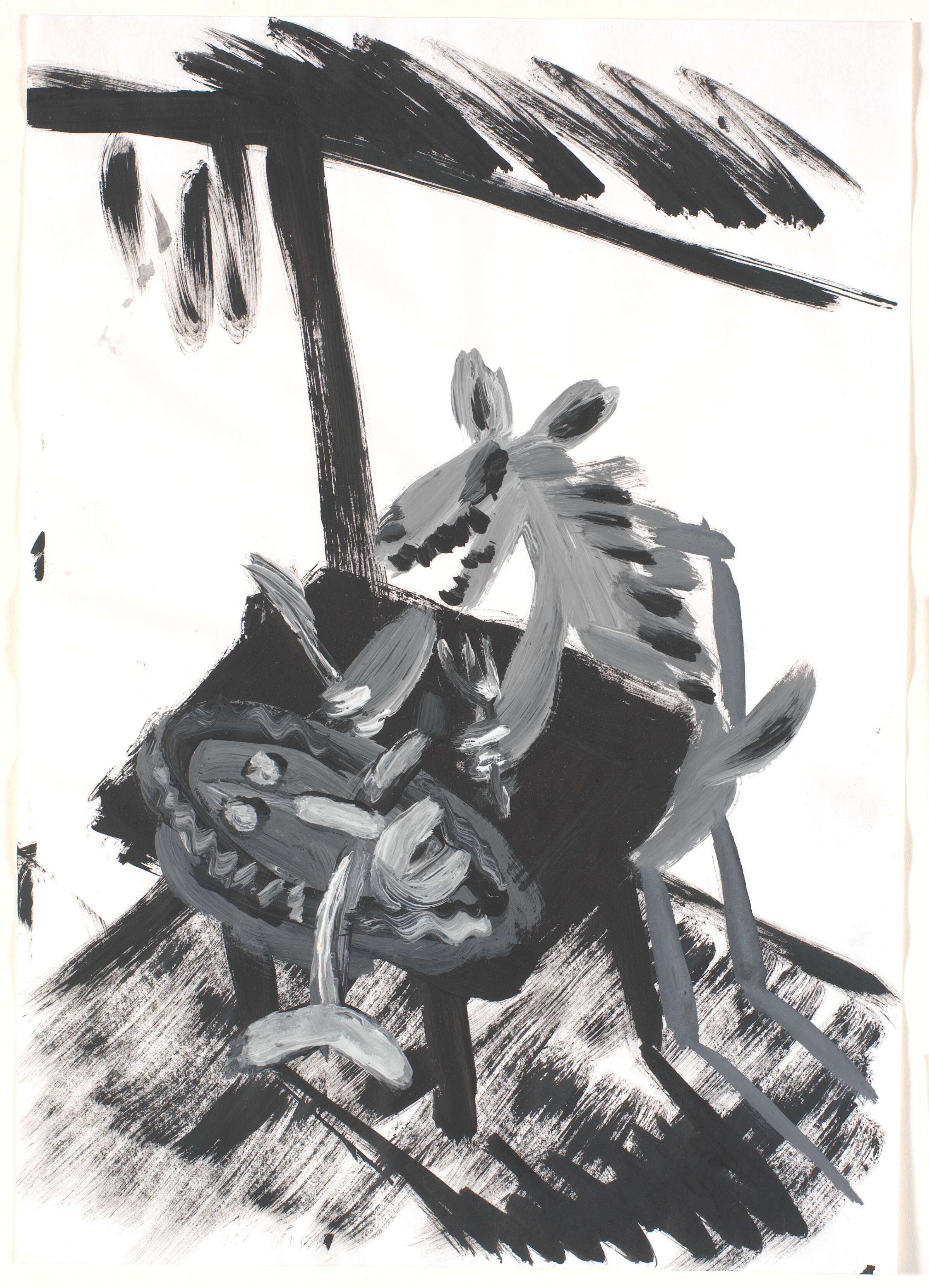 Tegning, Lars Nørgård, 1983