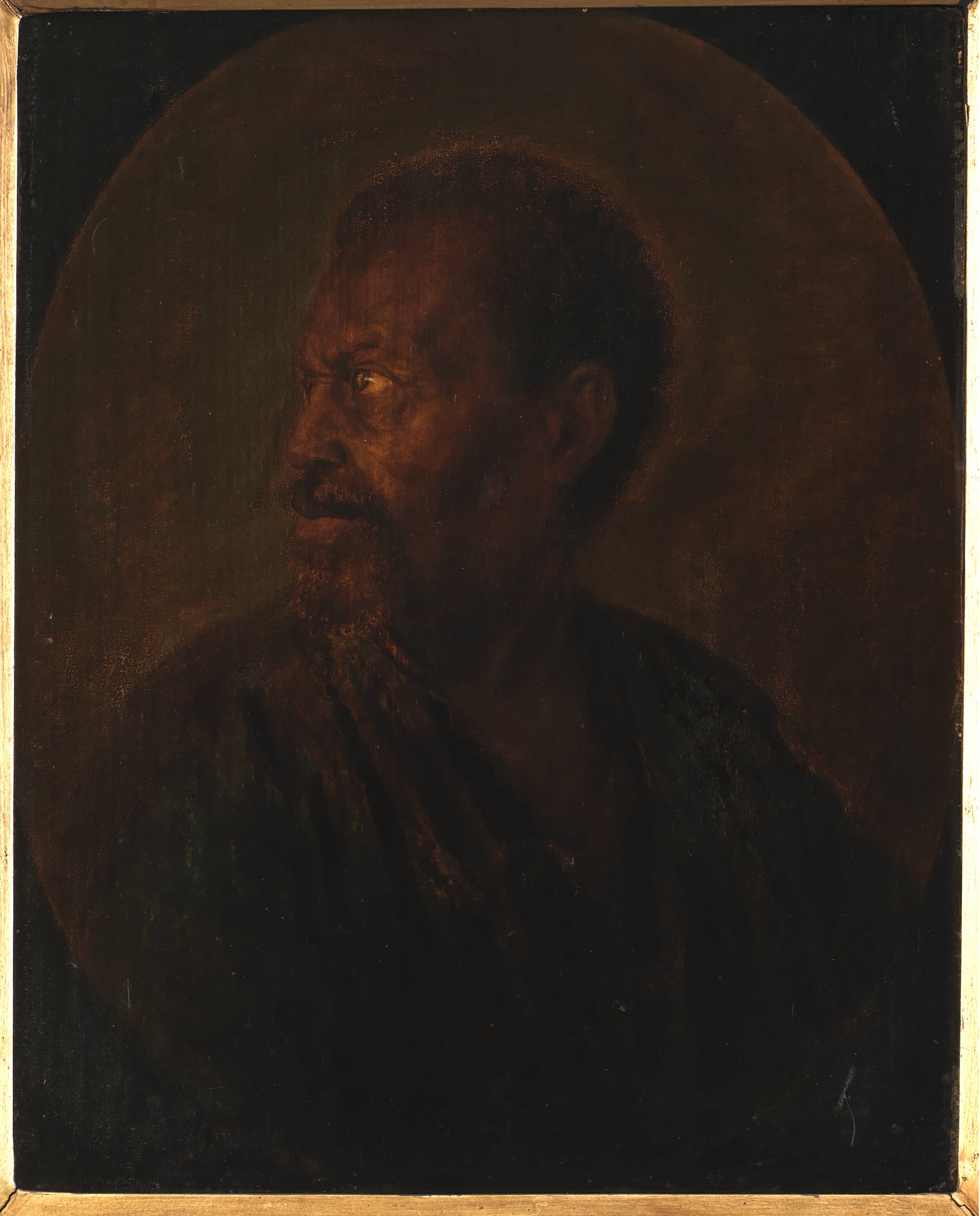 Hoved af en afrikaner, Gerard Dou, 1628-1675