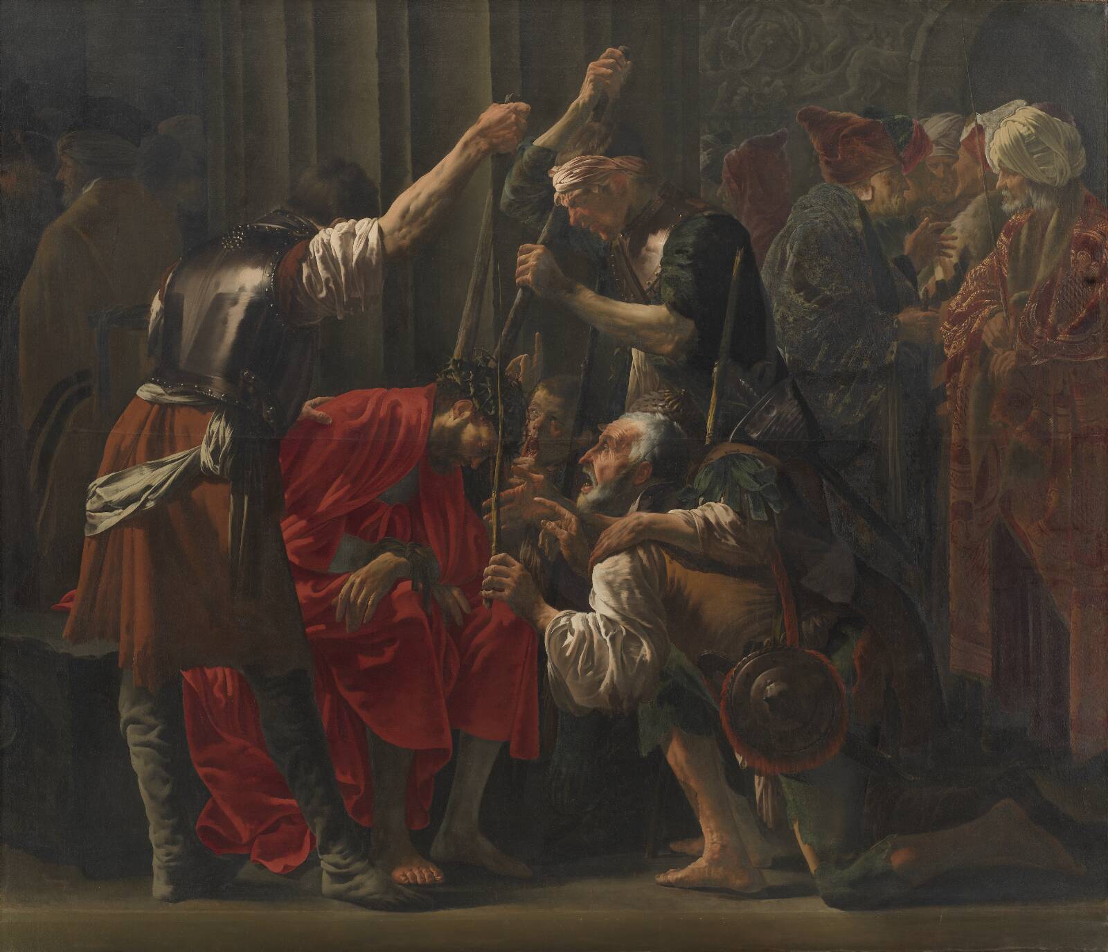 Christ Crowned with Thorns, by Hendrick ter Brugghen, 1620