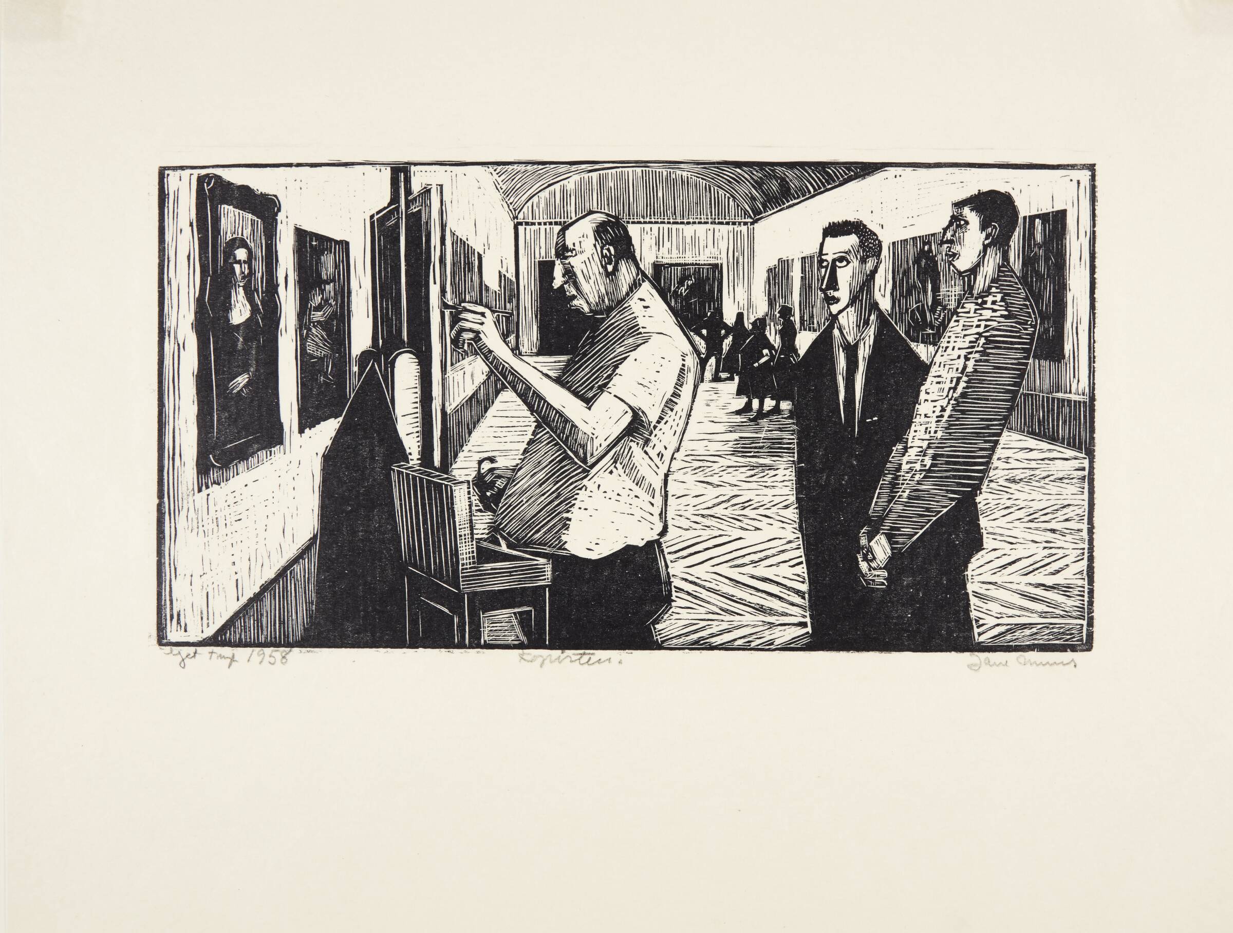 Kopisten, Jane Muus, 1958