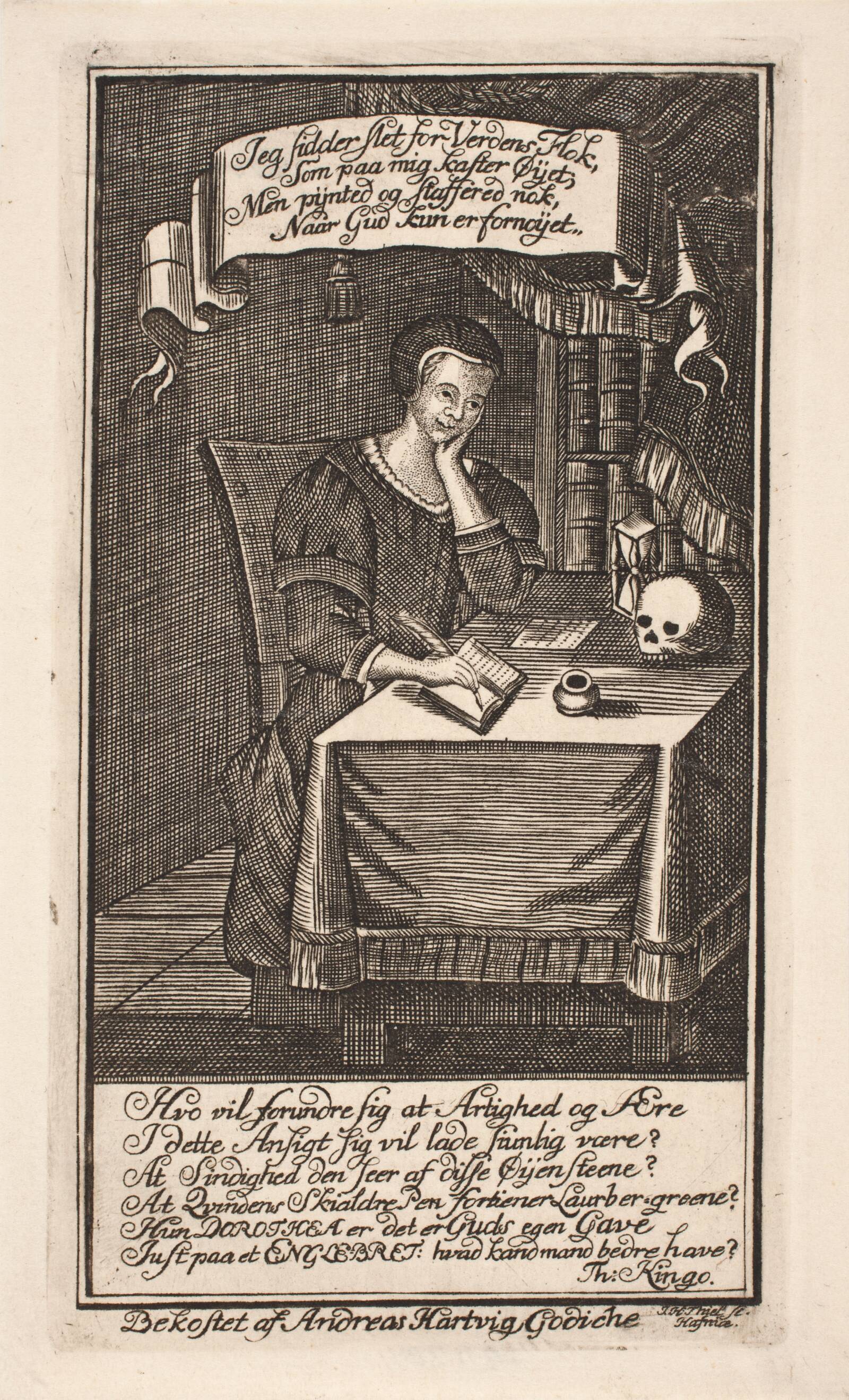 Dorthe Engelbrechtsdatter, Johan Herman Thiele, 1770