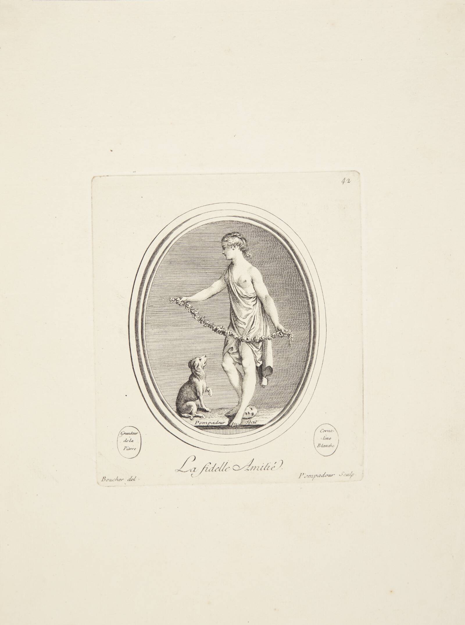 Trofaste venskab, Madame de Pompadour, 1753-1757
