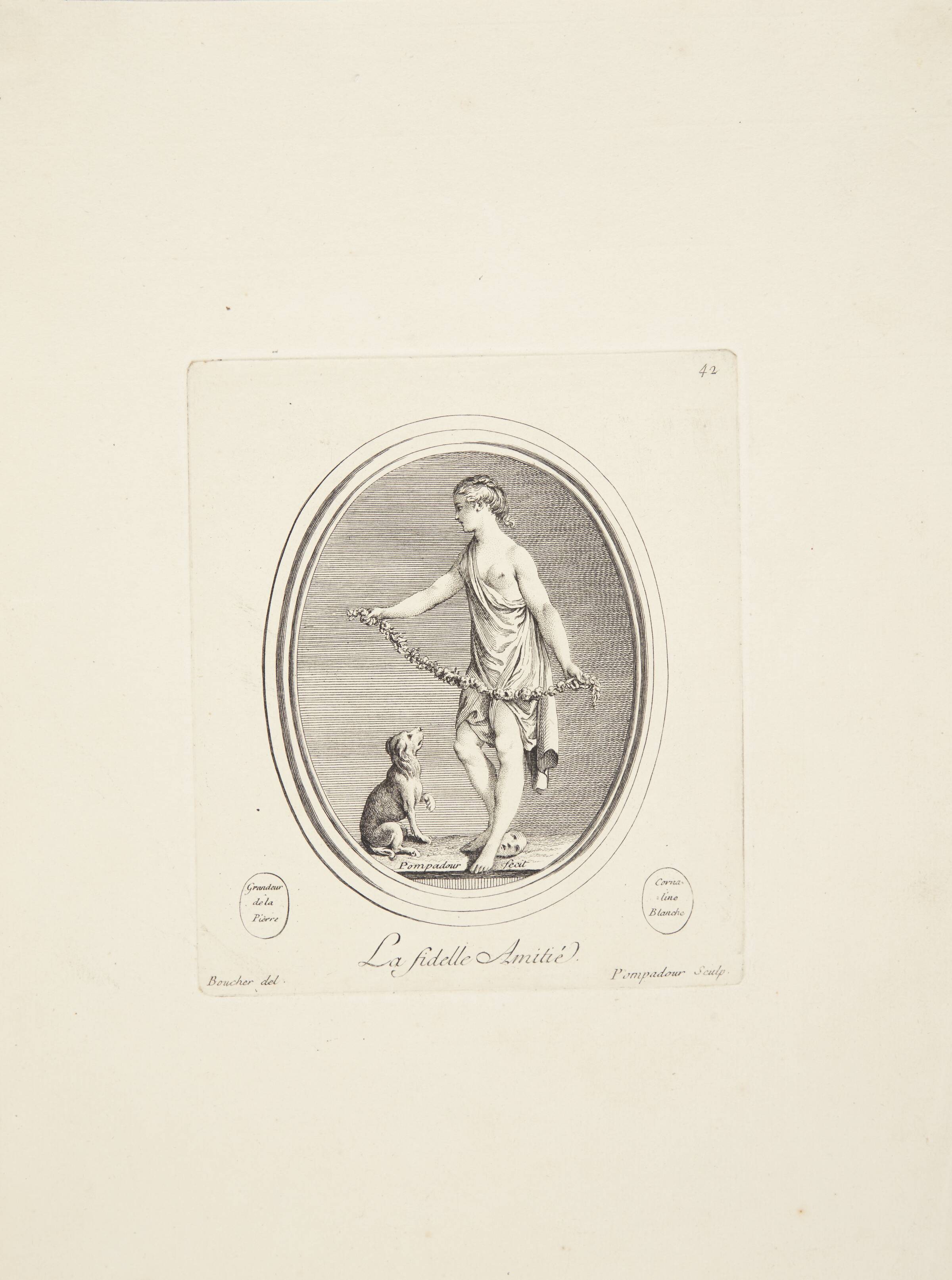 Trofaste venskab, Madame de Pompadour, 1753-1757