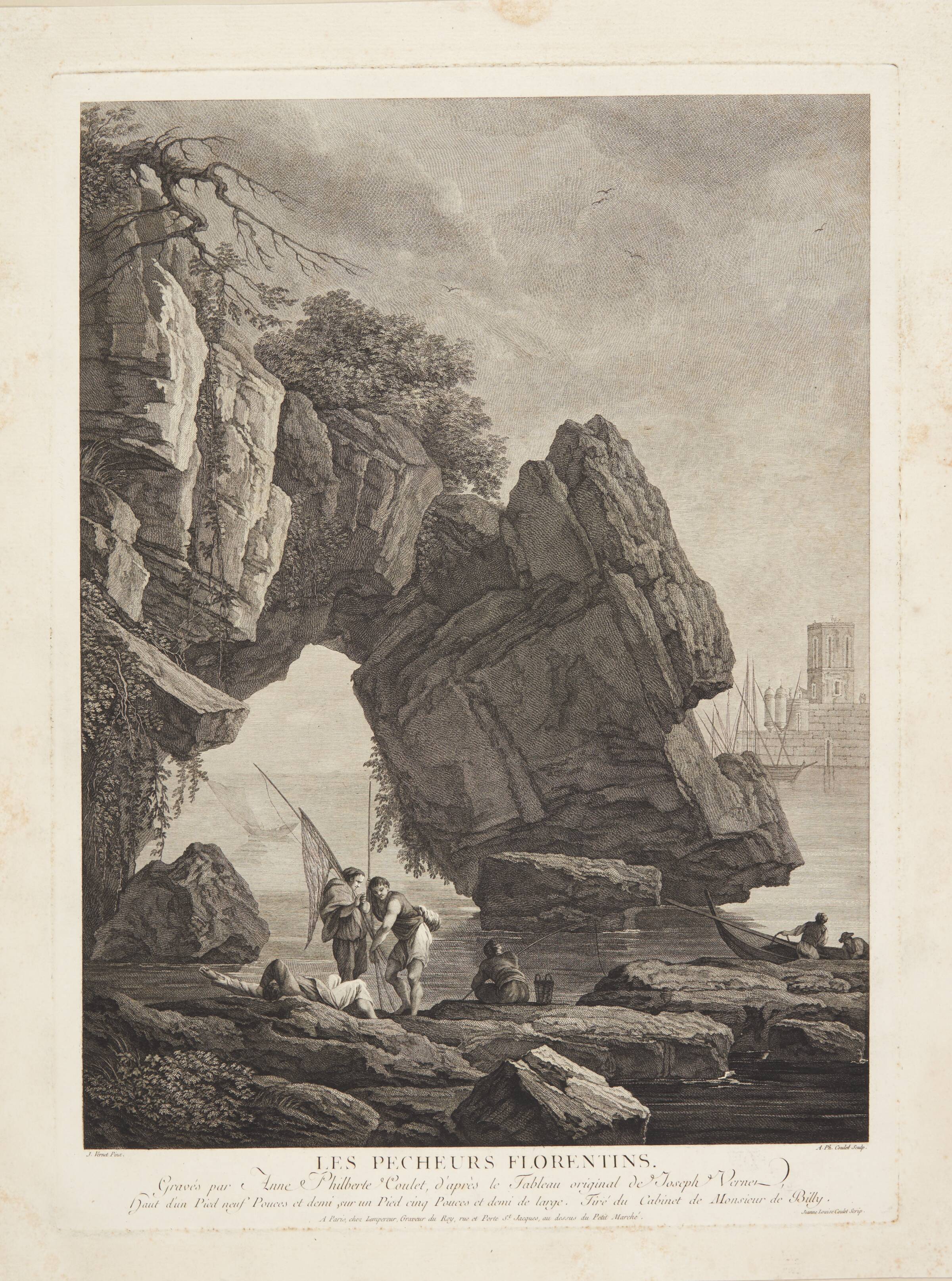 Les Pêcheurs florentins, Anne Philiberte Coulet, 1766
