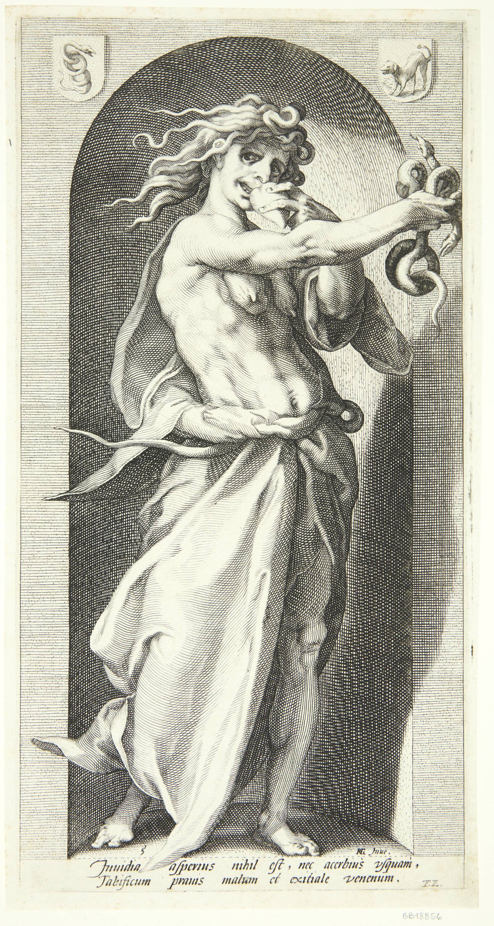 Misundelse, Jacob Matham, 1593