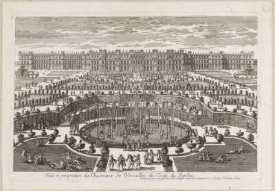 Prospekt af Versailles slot