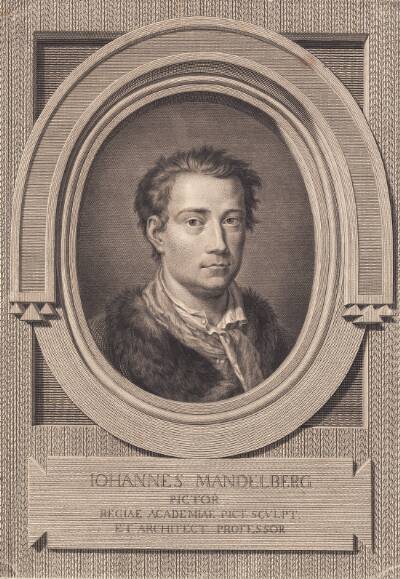 Portræt af maleren Johan Mandelberg