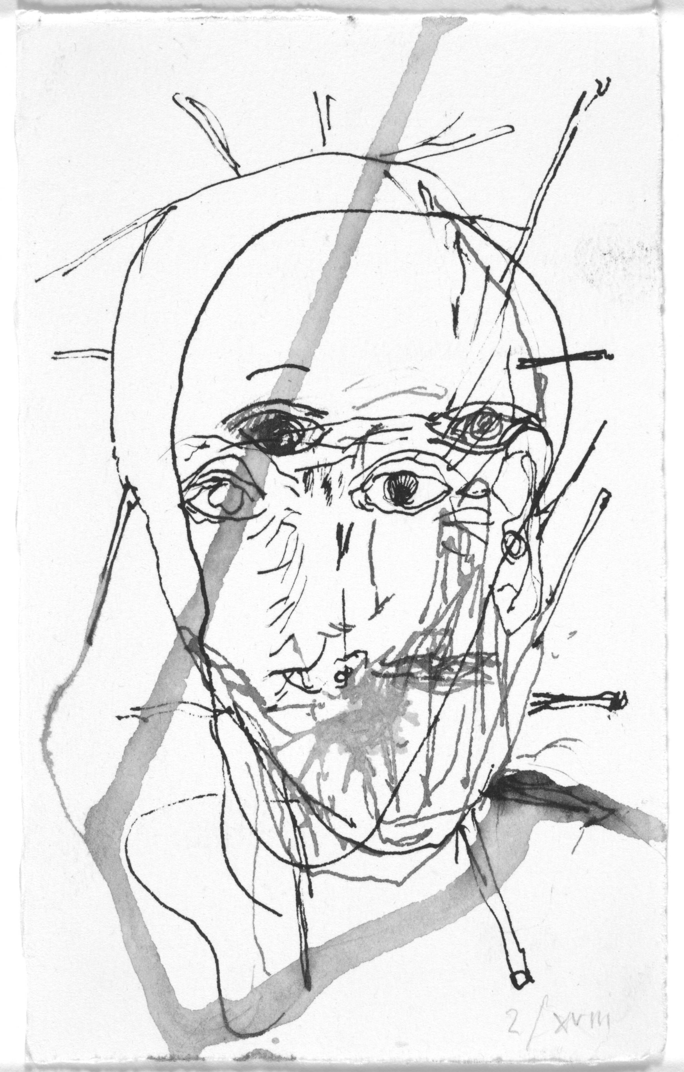 Skitse til attende sang i Homers Odyssé, Peter Brandes, 2001-2002