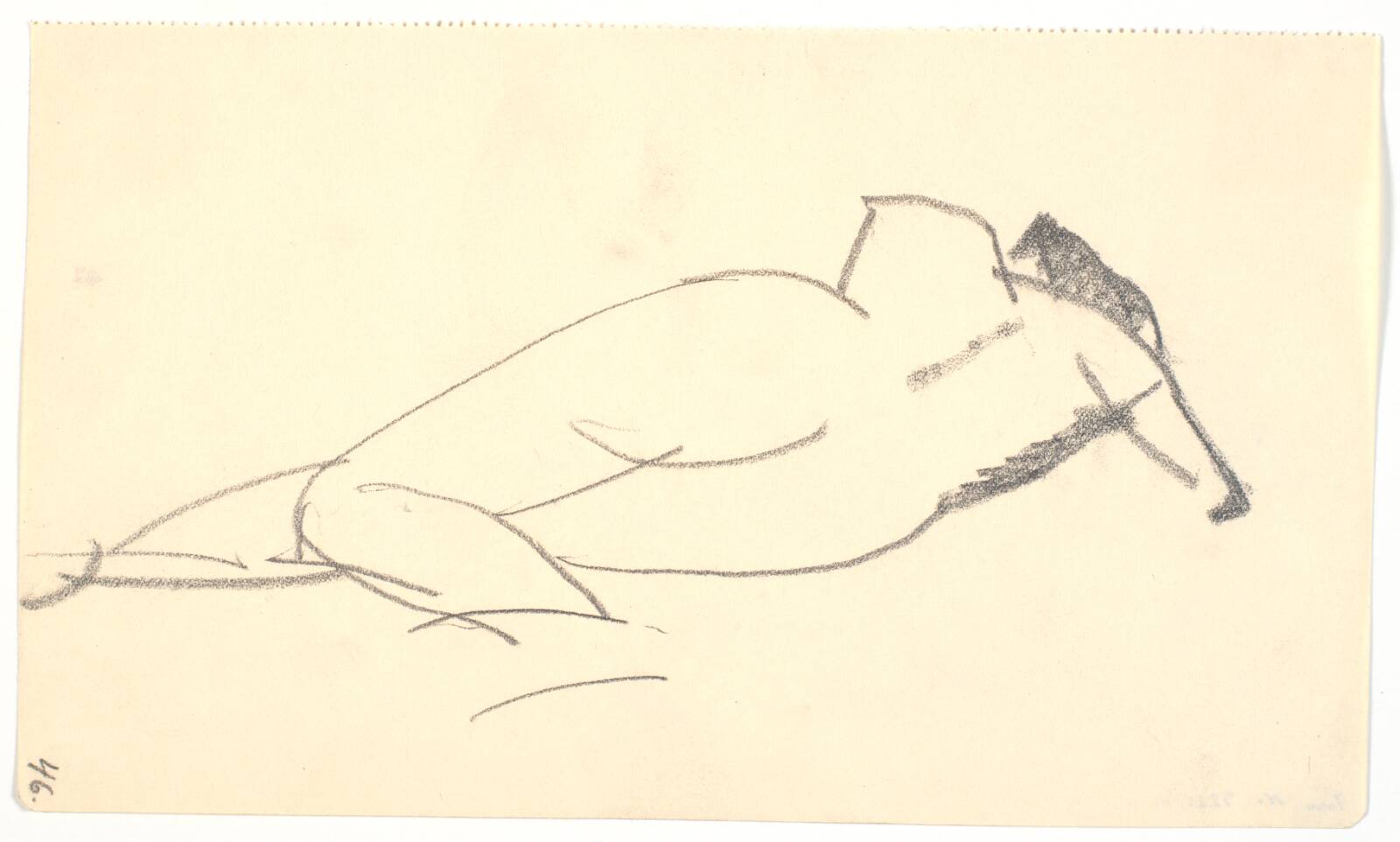Liggende model, Isakson, Karl, 1914-1915