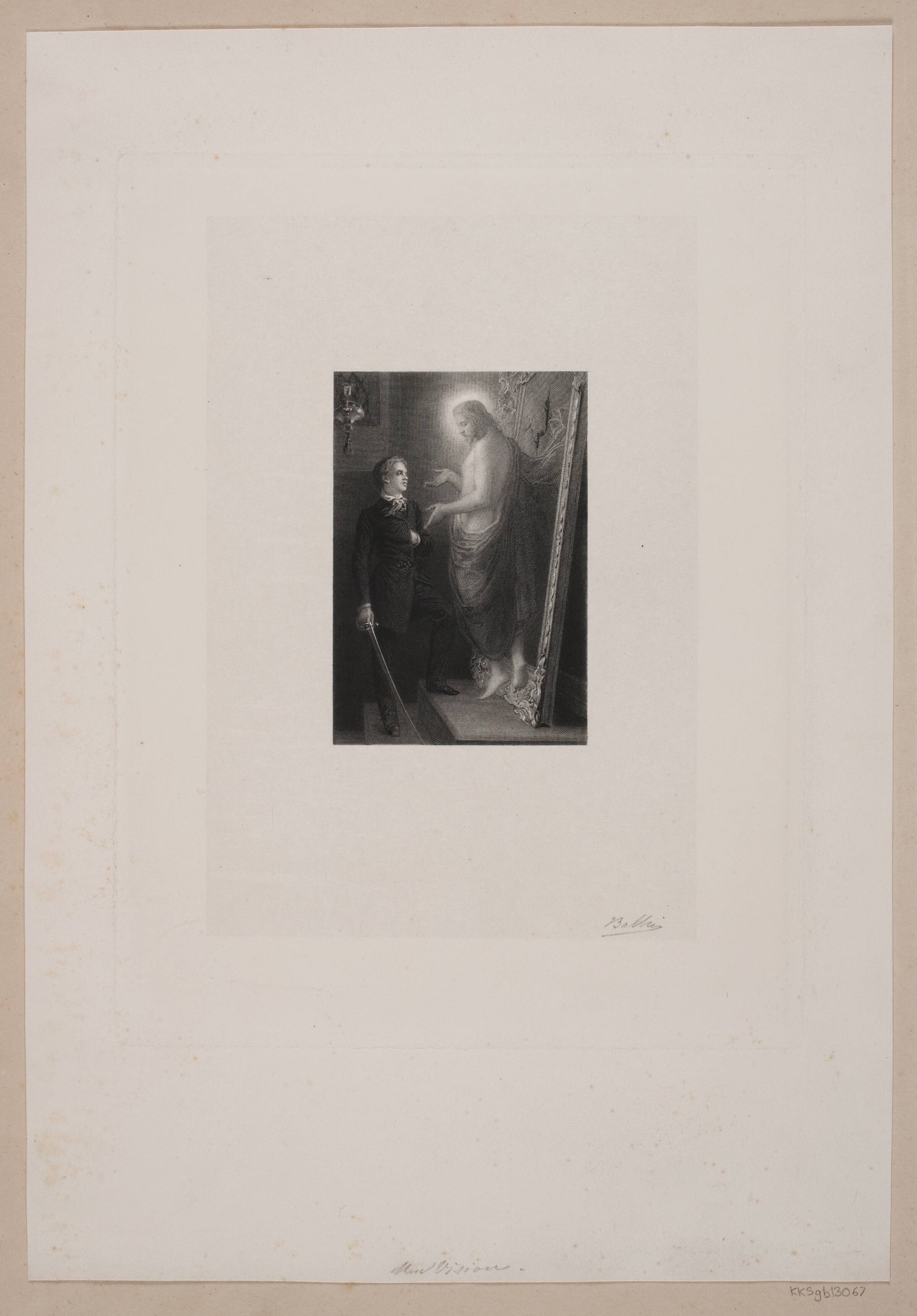 Une vision, Joel Ballin, 1822-1885