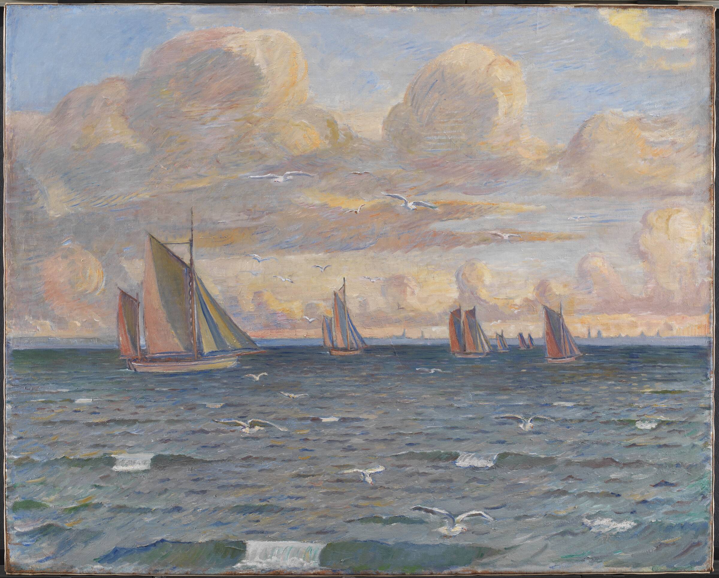 Skibe i Sundet, Poul S. Christiansen, 1910-1917