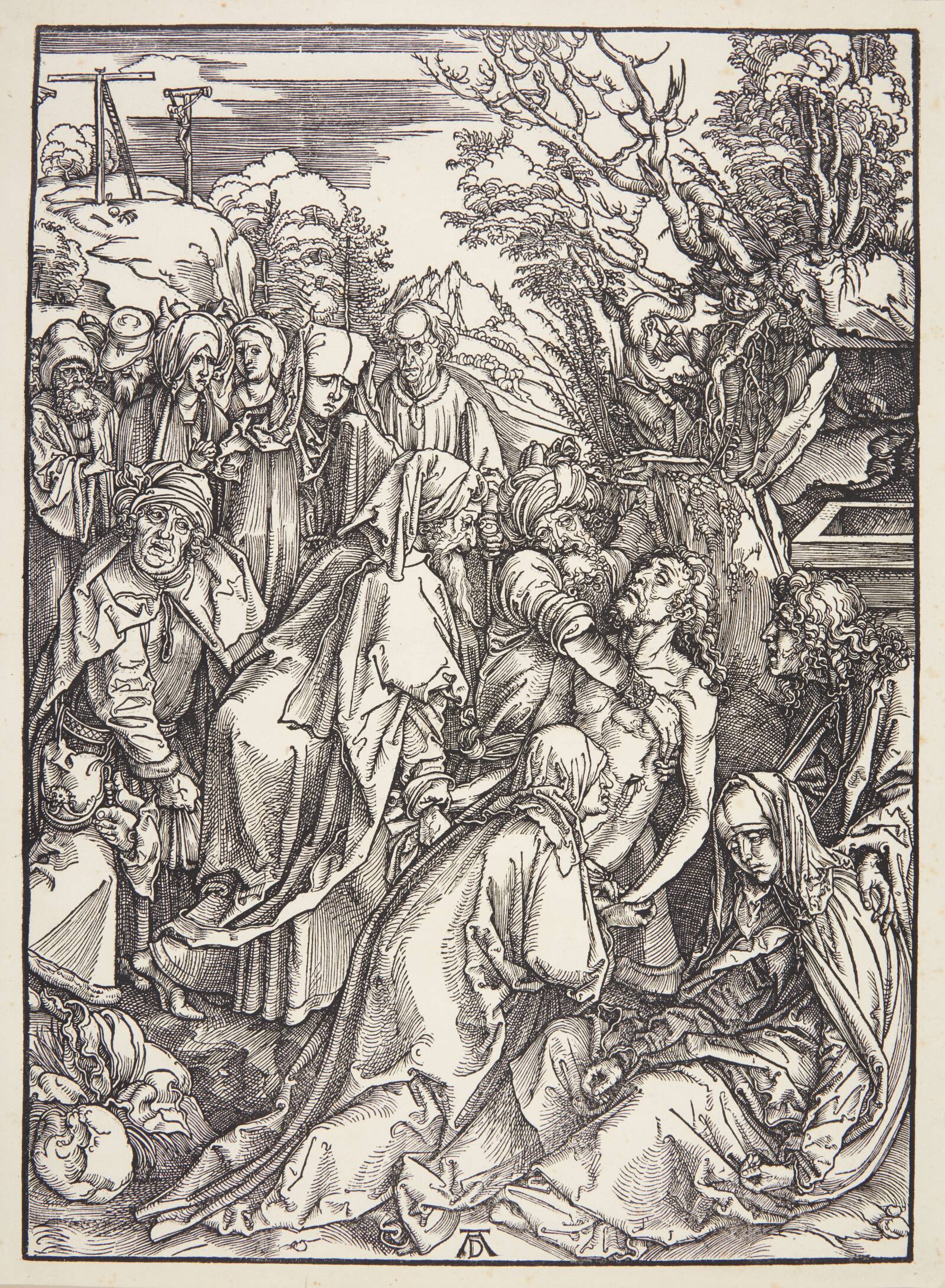 Gravlæggelsen, Albrecht Dürer, 1494-1497