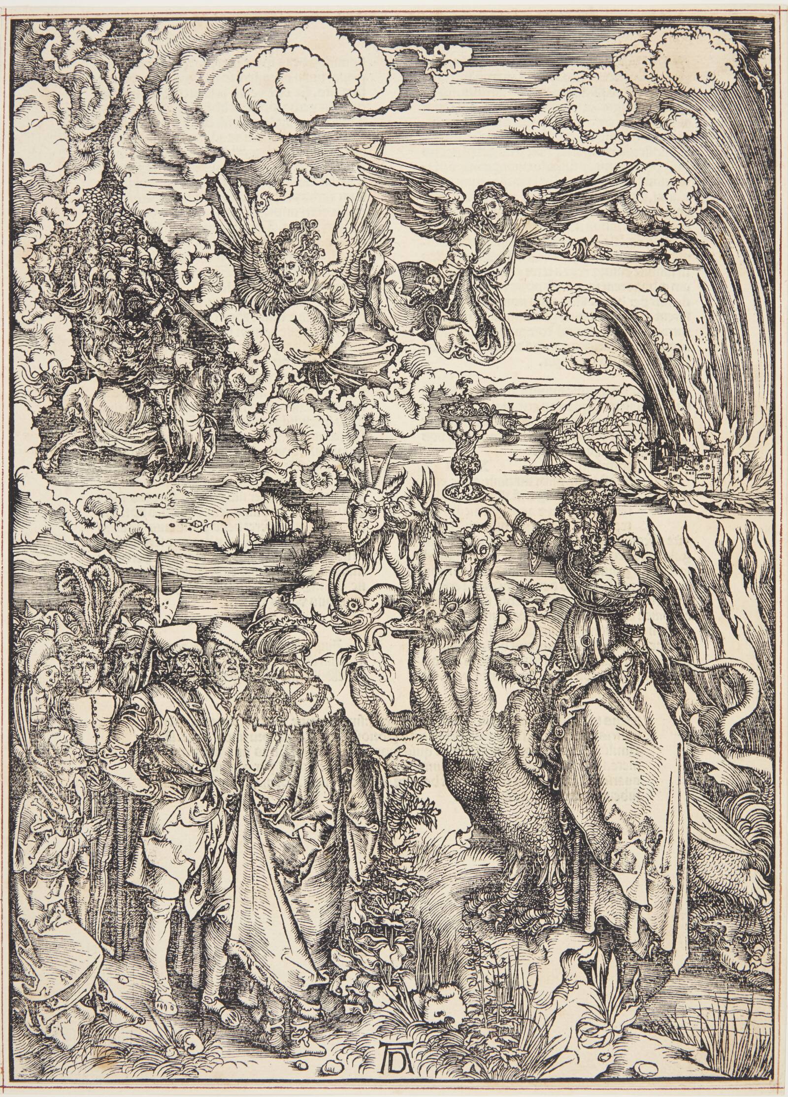 Den babylonske skøge, Albrecht Dürer, 1495-1498