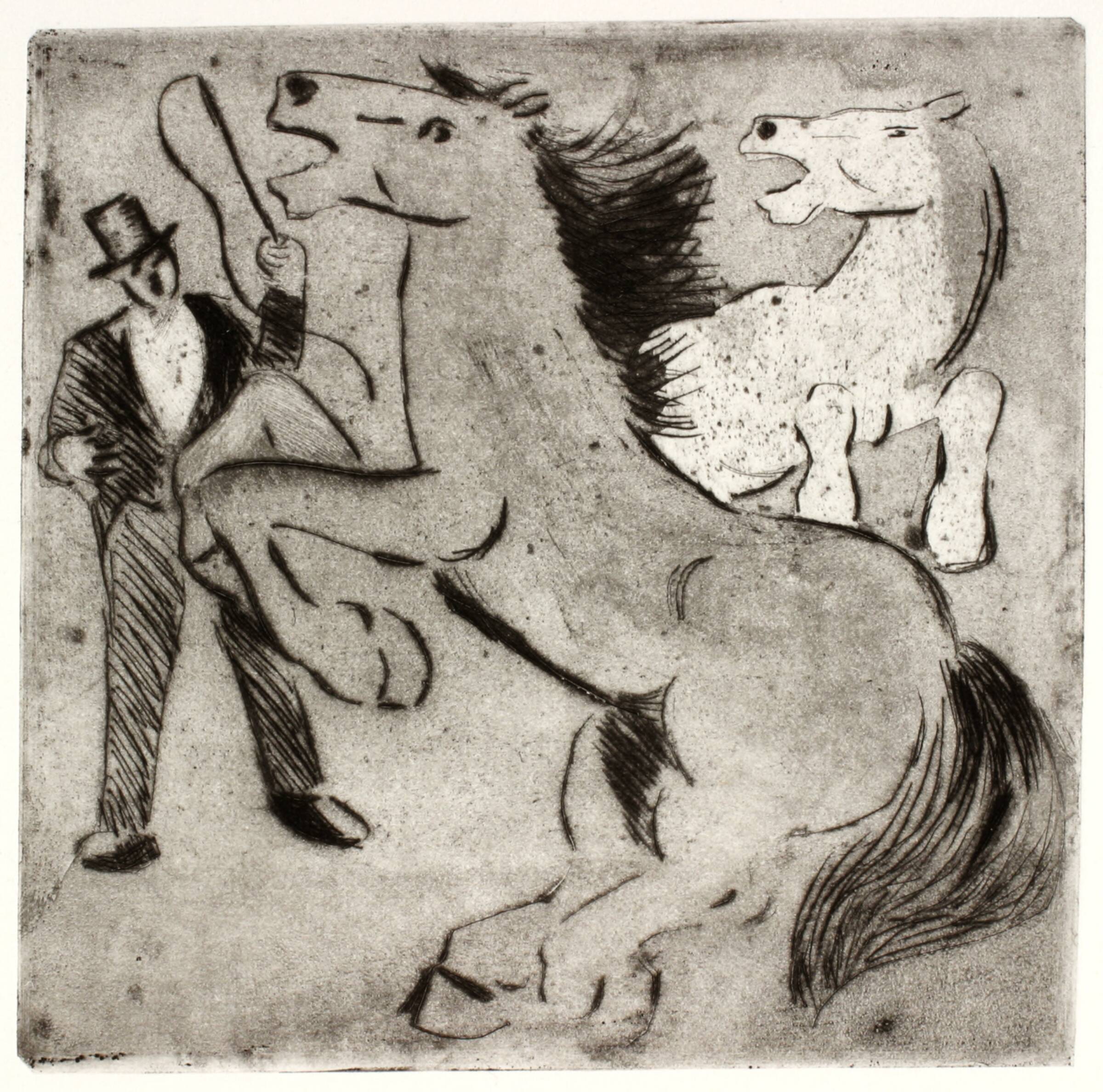 To heste i dressur, Kaj Ejstrup, 1930-1933