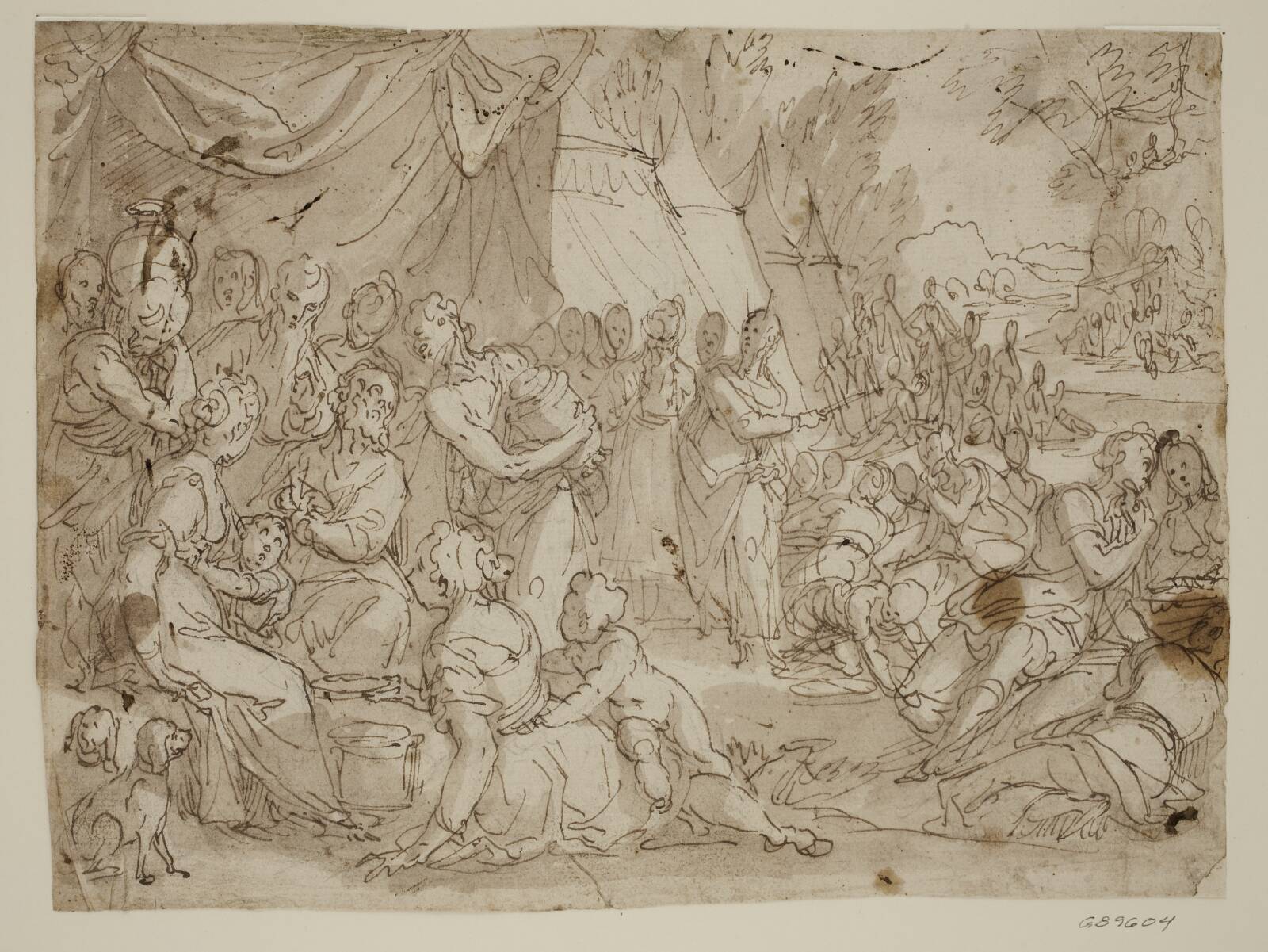 Indsamlingen af manna, Ubekendt, 1556-1629