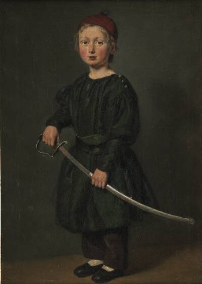 Drengeportræt. En af kunstnerens sønner