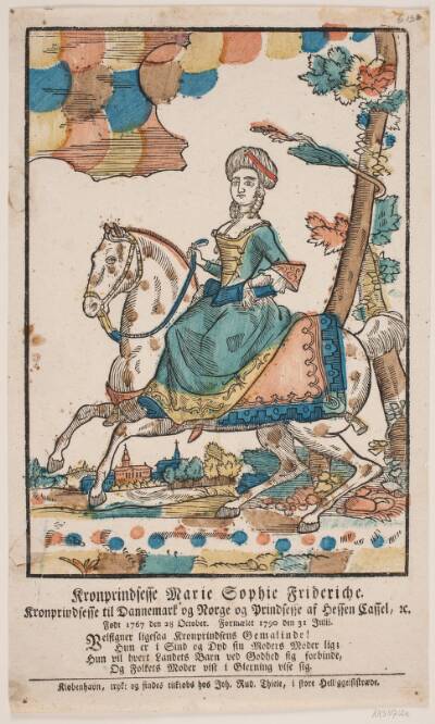 Kronprinsesse Marie Sophie Frederikke til hest