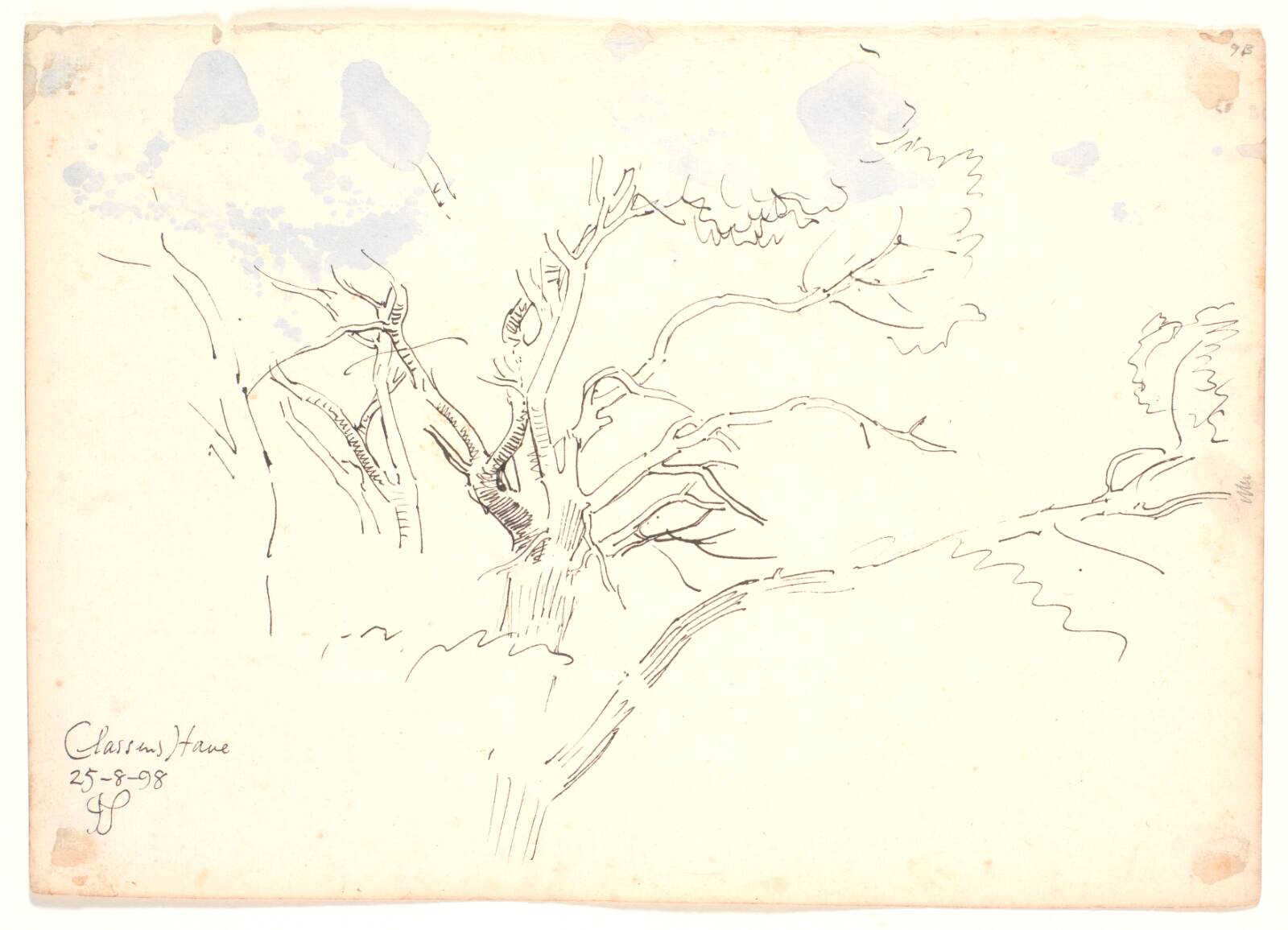 Grenstudier. Classens Have, Joakim Skovgaard, 1898