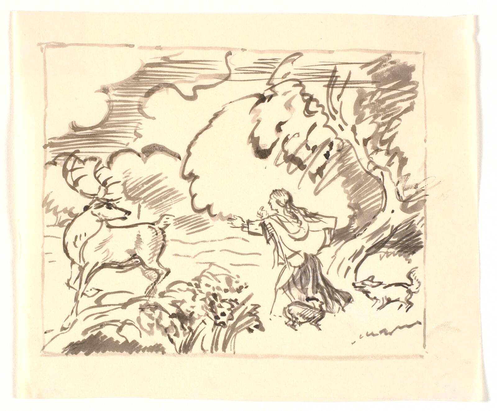 Ridder i hjorteham, Joakim Skovgaard, 1914-1926