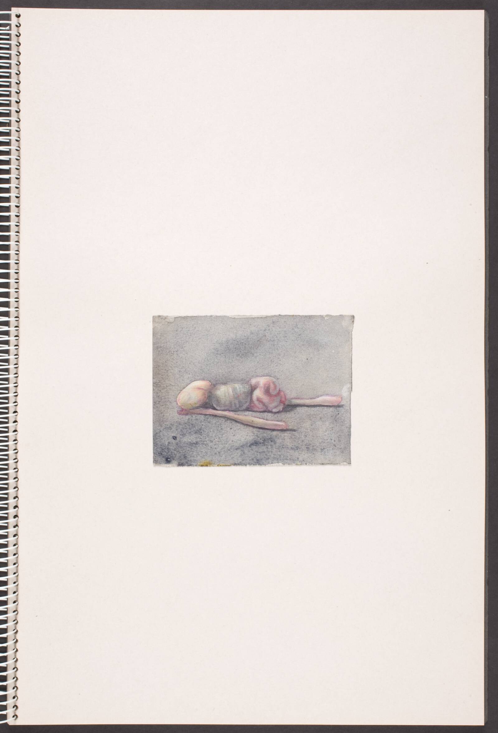Liggende, amorf, indvoldslignende form, Michael Kvium, 1991-1993