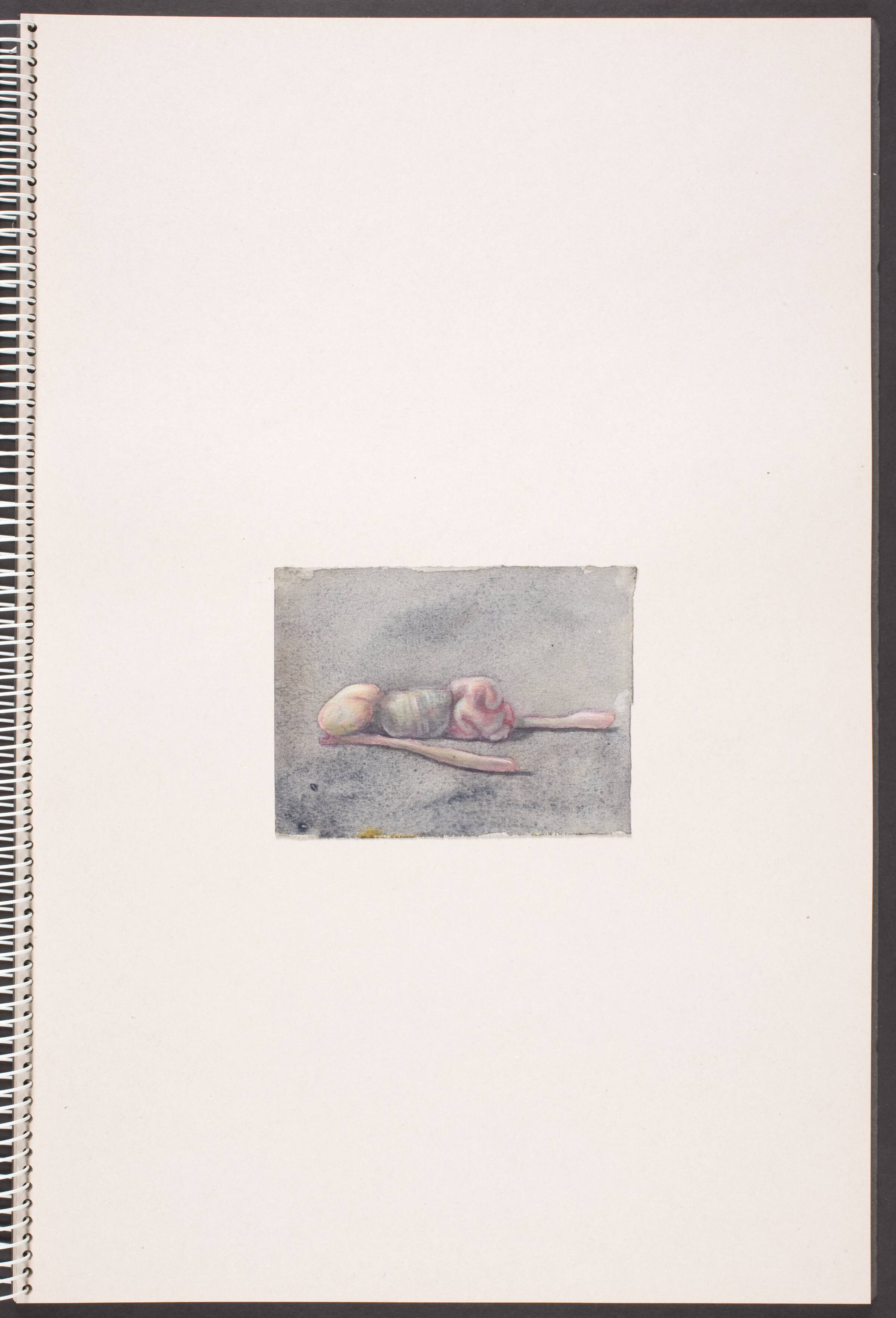 Liggende, amorf, indvoldslignende form, Michael Kvium, 1991-1993