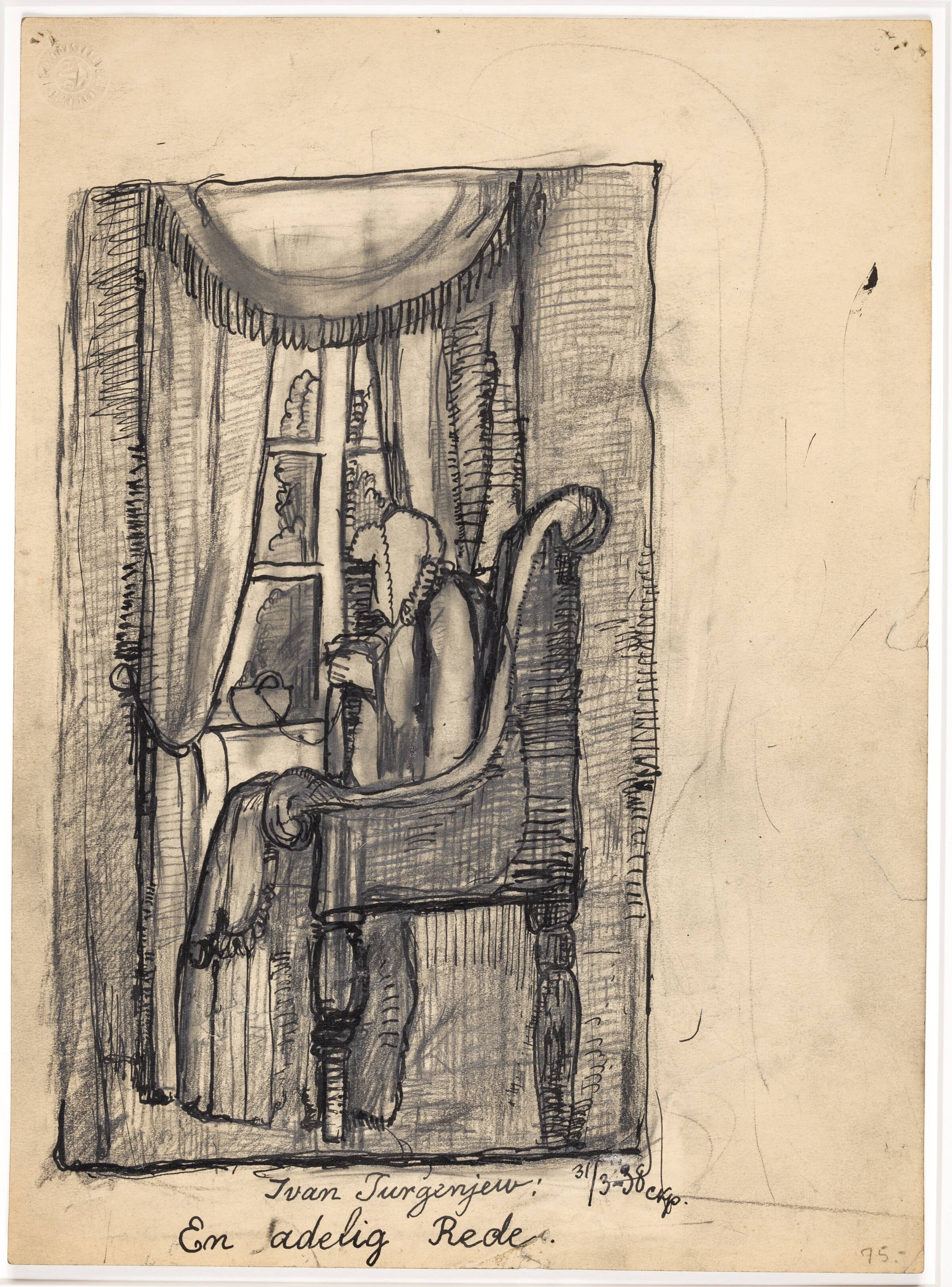 "Ivan Turgenjew: En adelig Rede", Christian Kongstad Petersen, 1938
