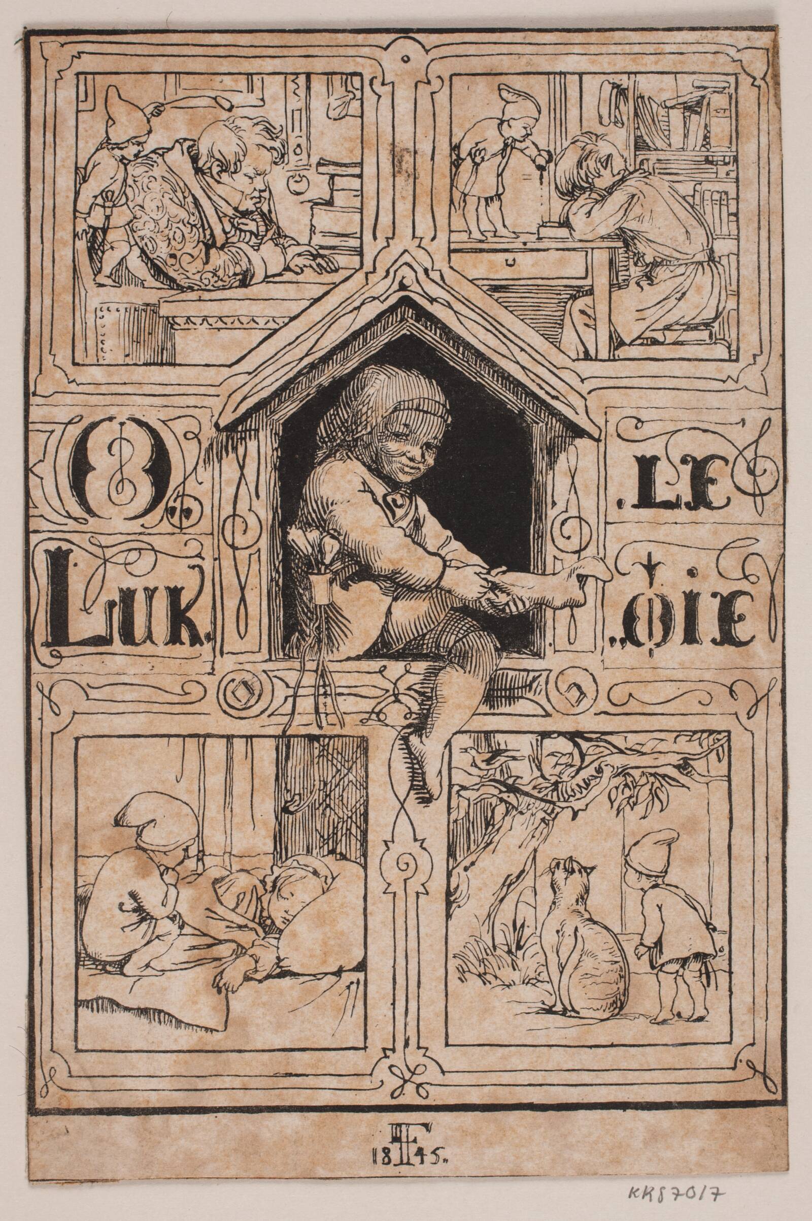Ole Lukøje, Ubekendt, 1845