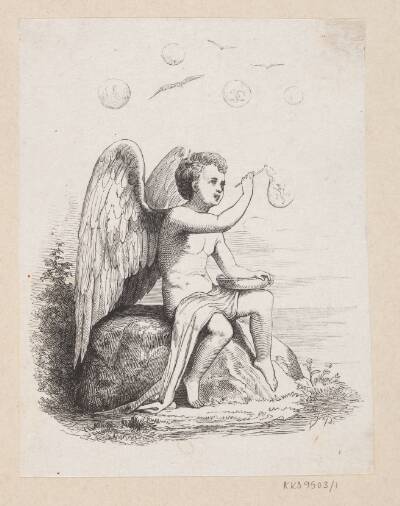 Mellemtitel nr.1 til H.C. Andersen, "Eventyr og Historier", Bind 1