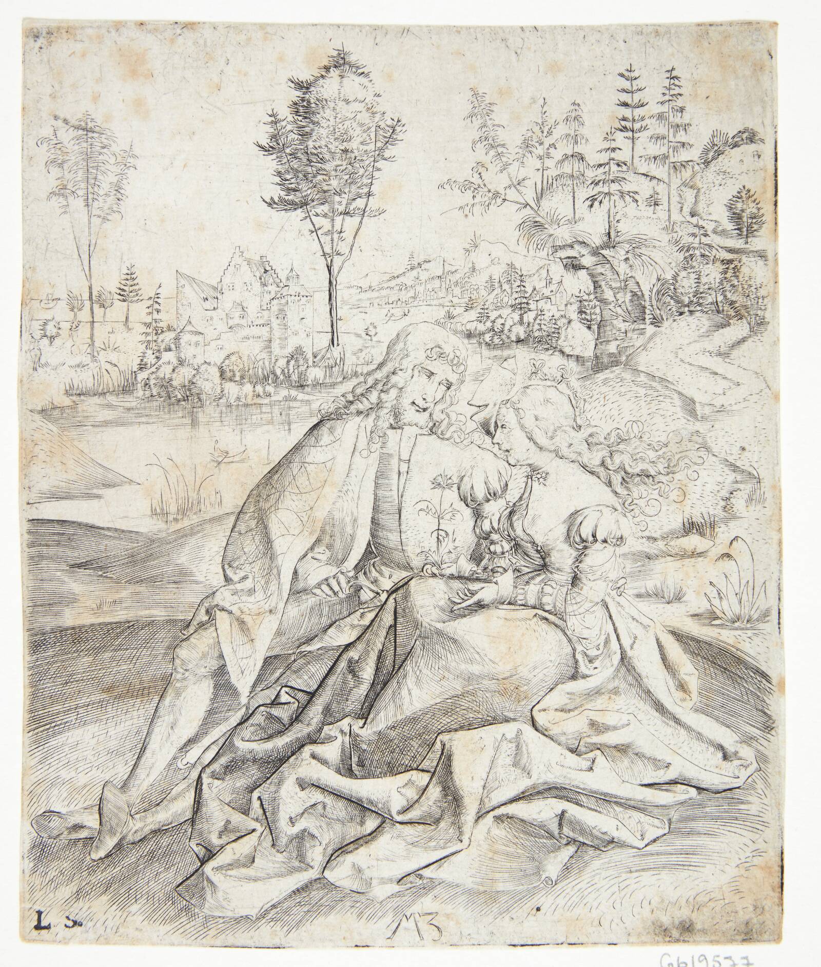 Elskovspar, Monogrammist MZ, 1500