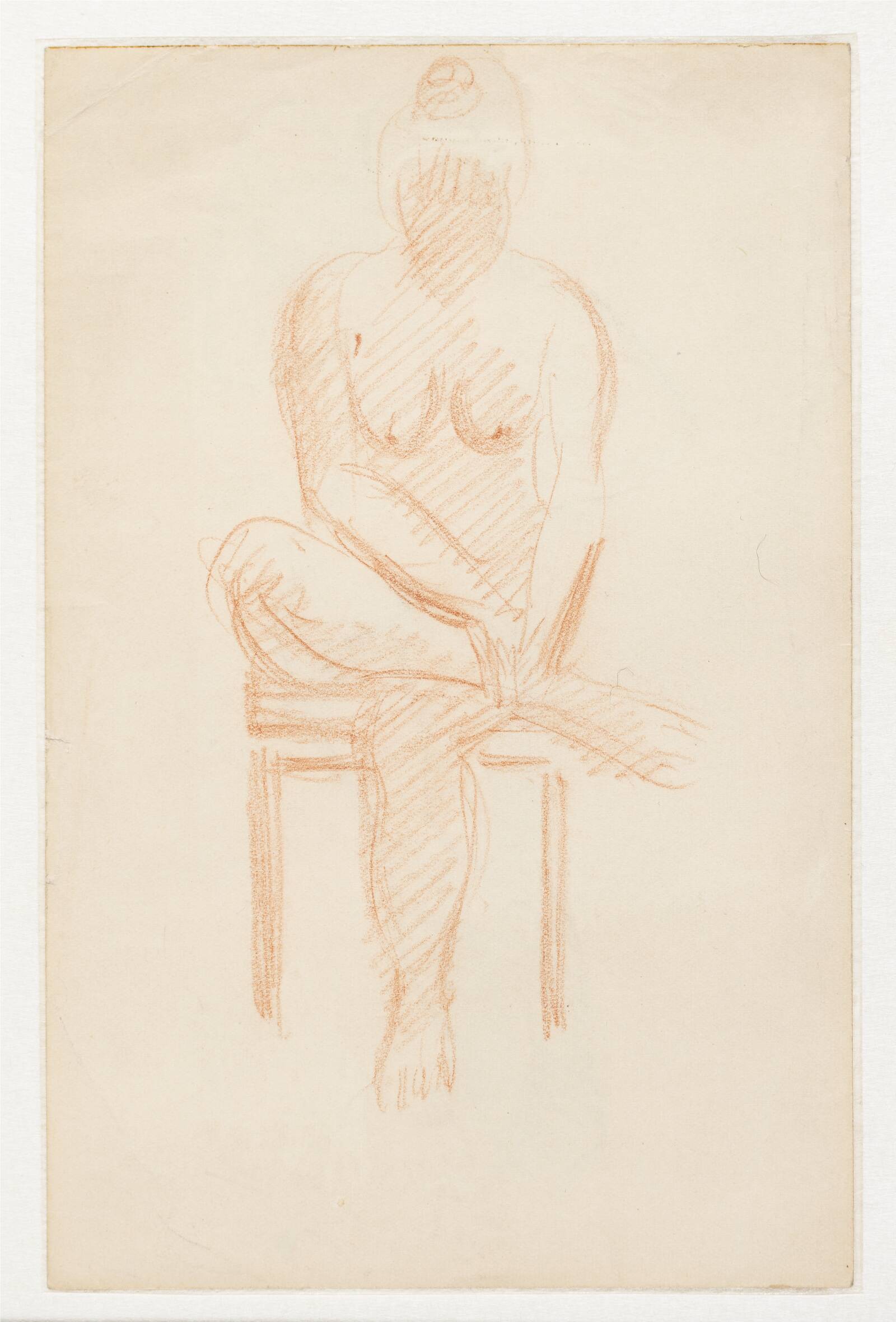 Modelstudie, Ubekendt, 1900-1950