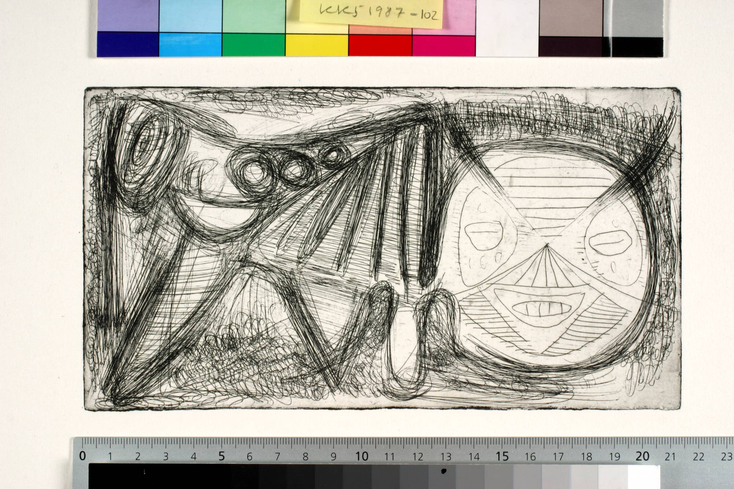 Uden titel, Asger Jorn, 1942
