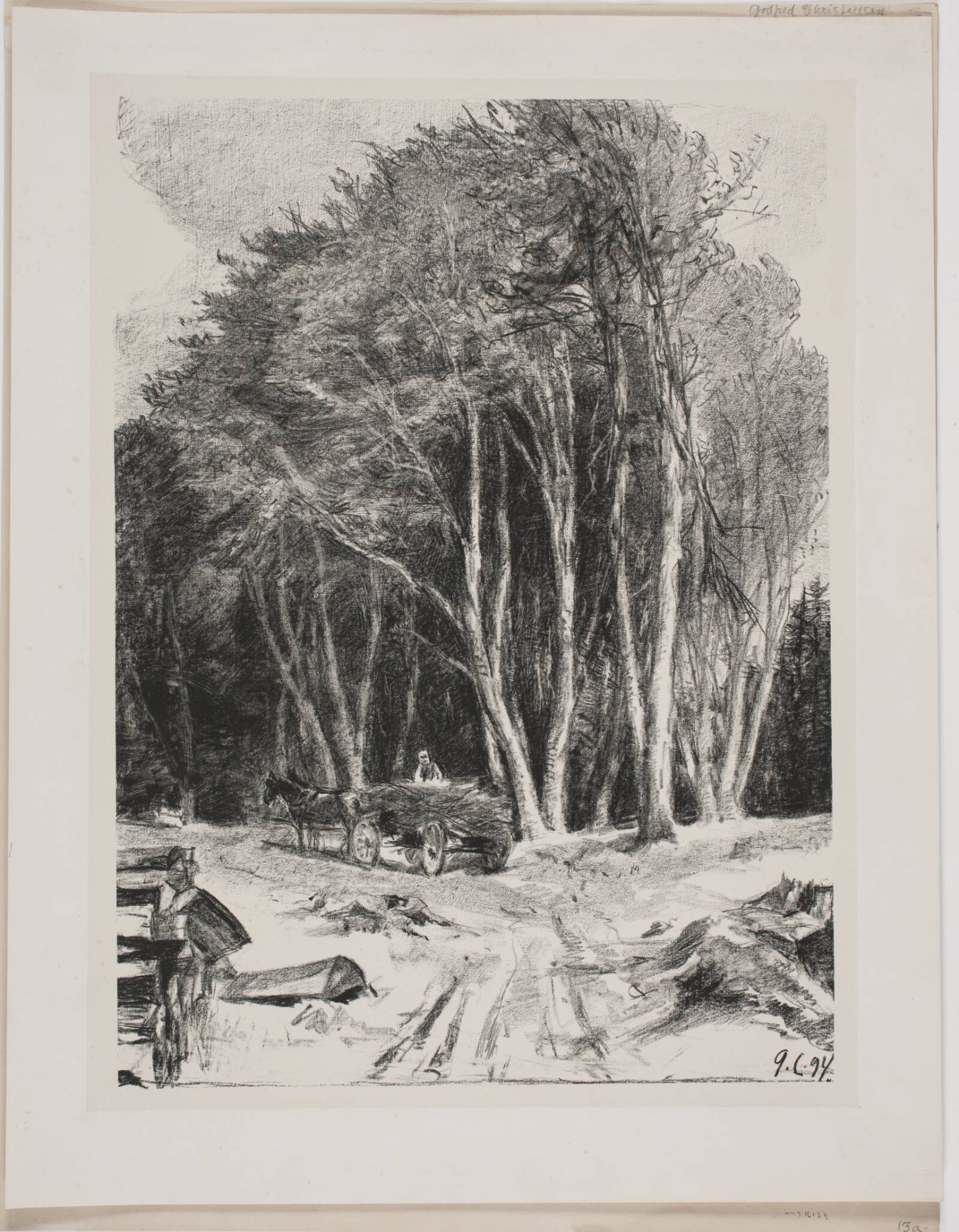 Skovhugst, Godfred Christensen, 1894