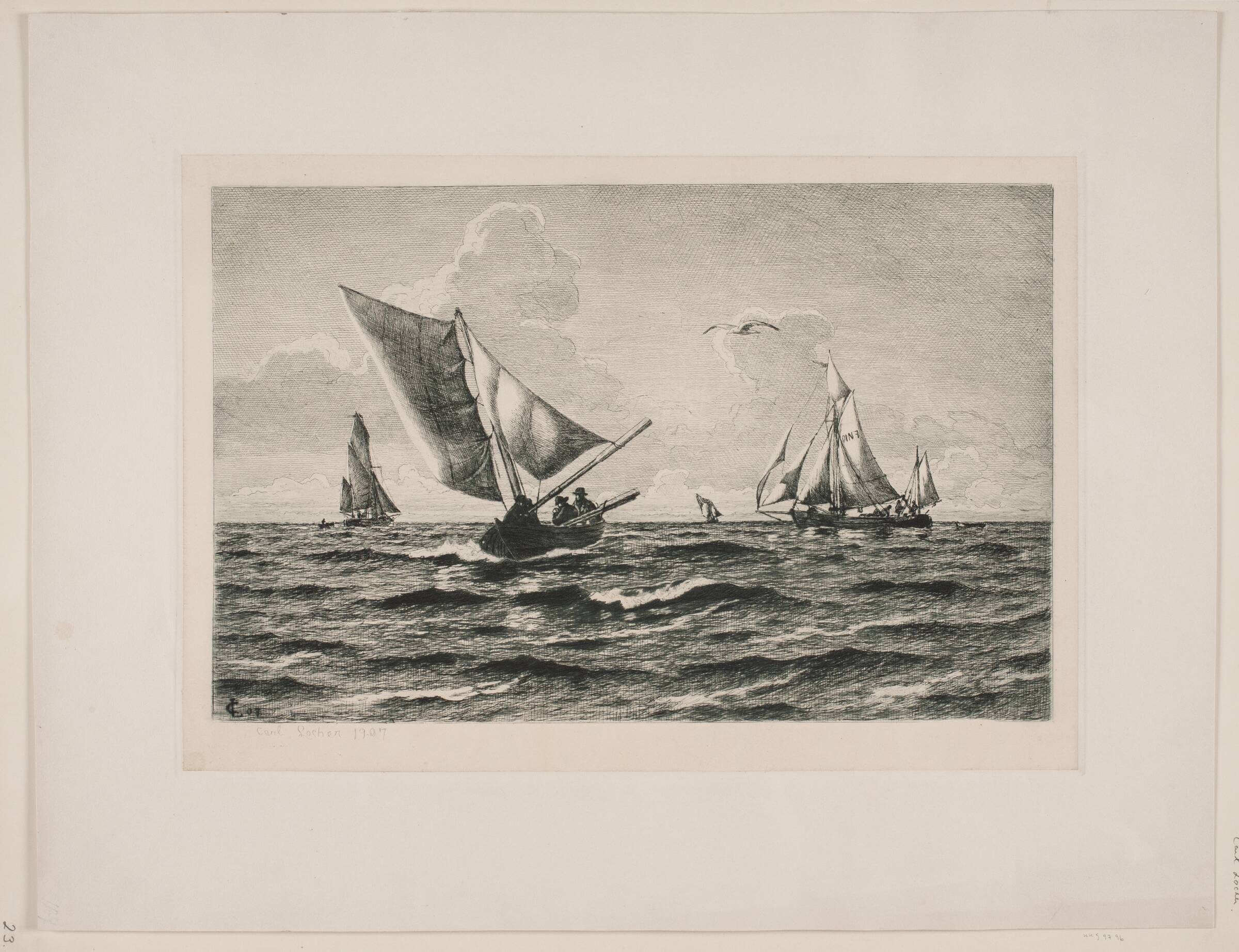 Fiskerbåde, Carl Locher, 1907