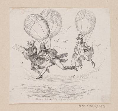 Illustration til "Om Aartusinder" i H.C. Andersen, "Eventyr og Historier", Bind 2